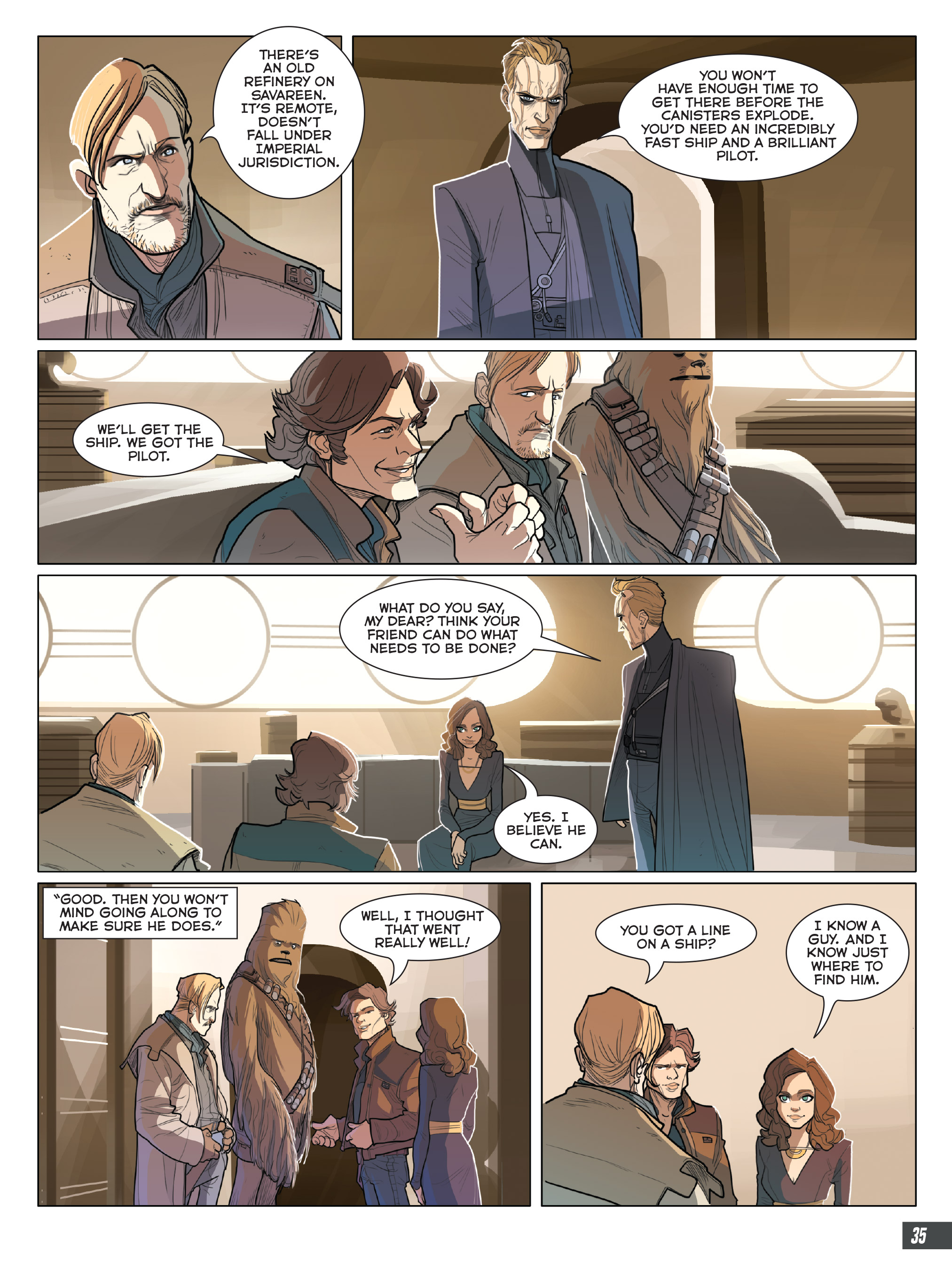 Read online Star Wars: Solo Graphic Novel Adaptation comic -  Issue # TPB - 34