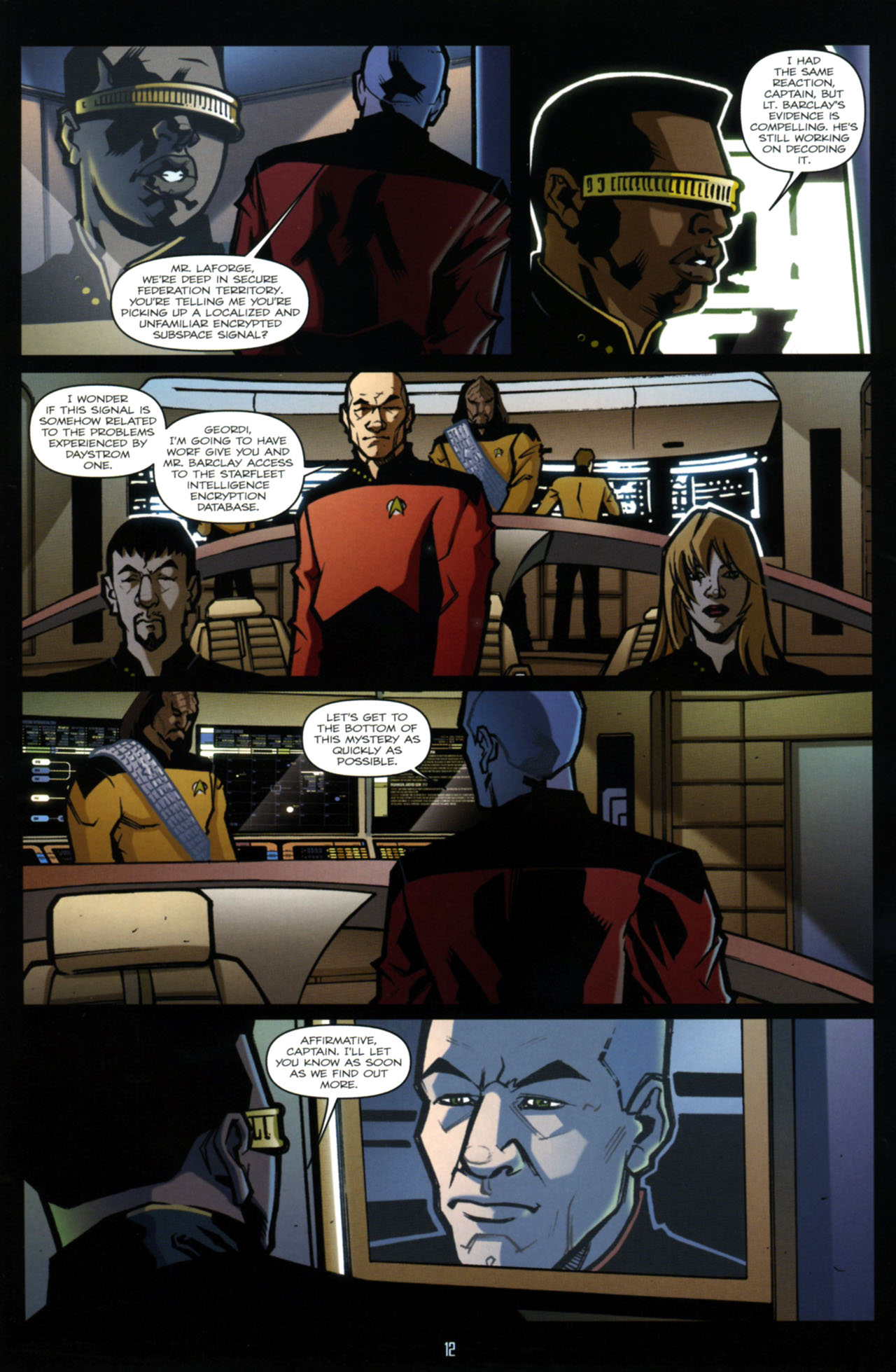 Read online Star Trek: The Next Generation: Intelligence Gathering comic -  Issue #1 - 15