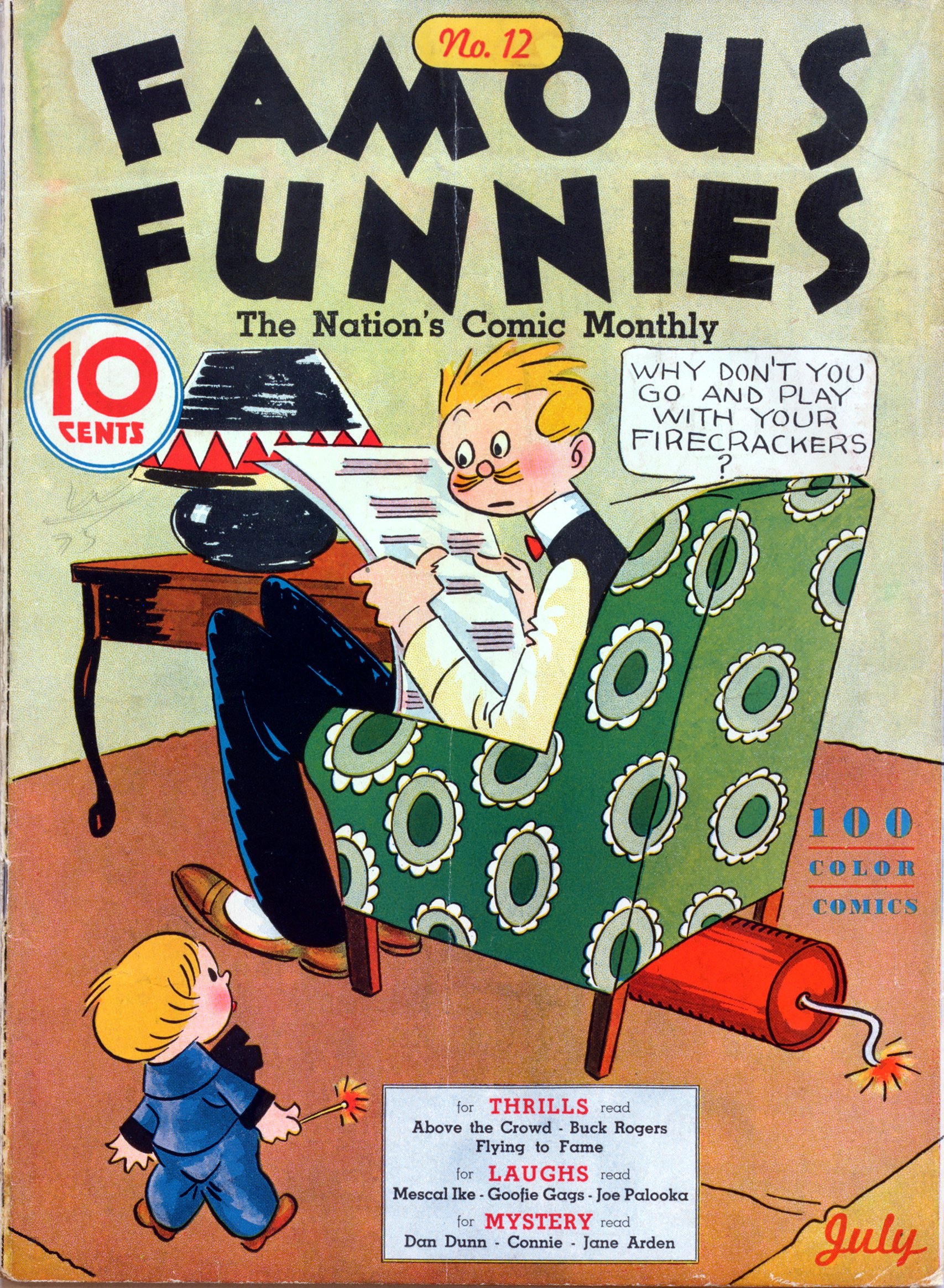 Read online Famous Funnies comic -  Issue #12 - 1