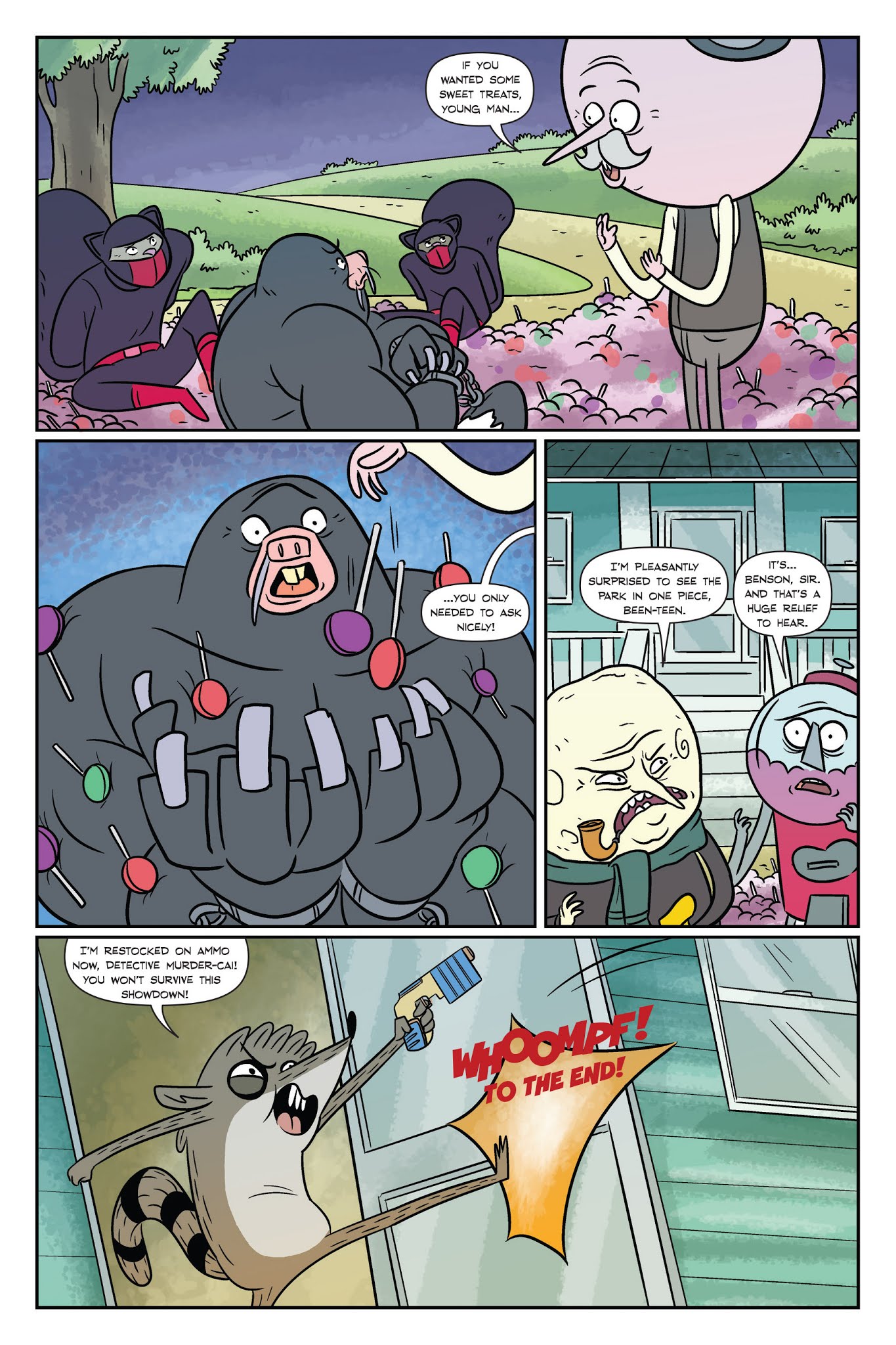 Read online Regular Show: Noir Means Noir, Buddy comic -  Issue # TPB (Part 2) - 55