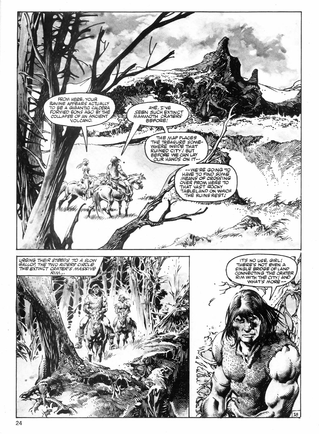 Read online The Savage Sword Of Conan comic -  Issue #98 - 24