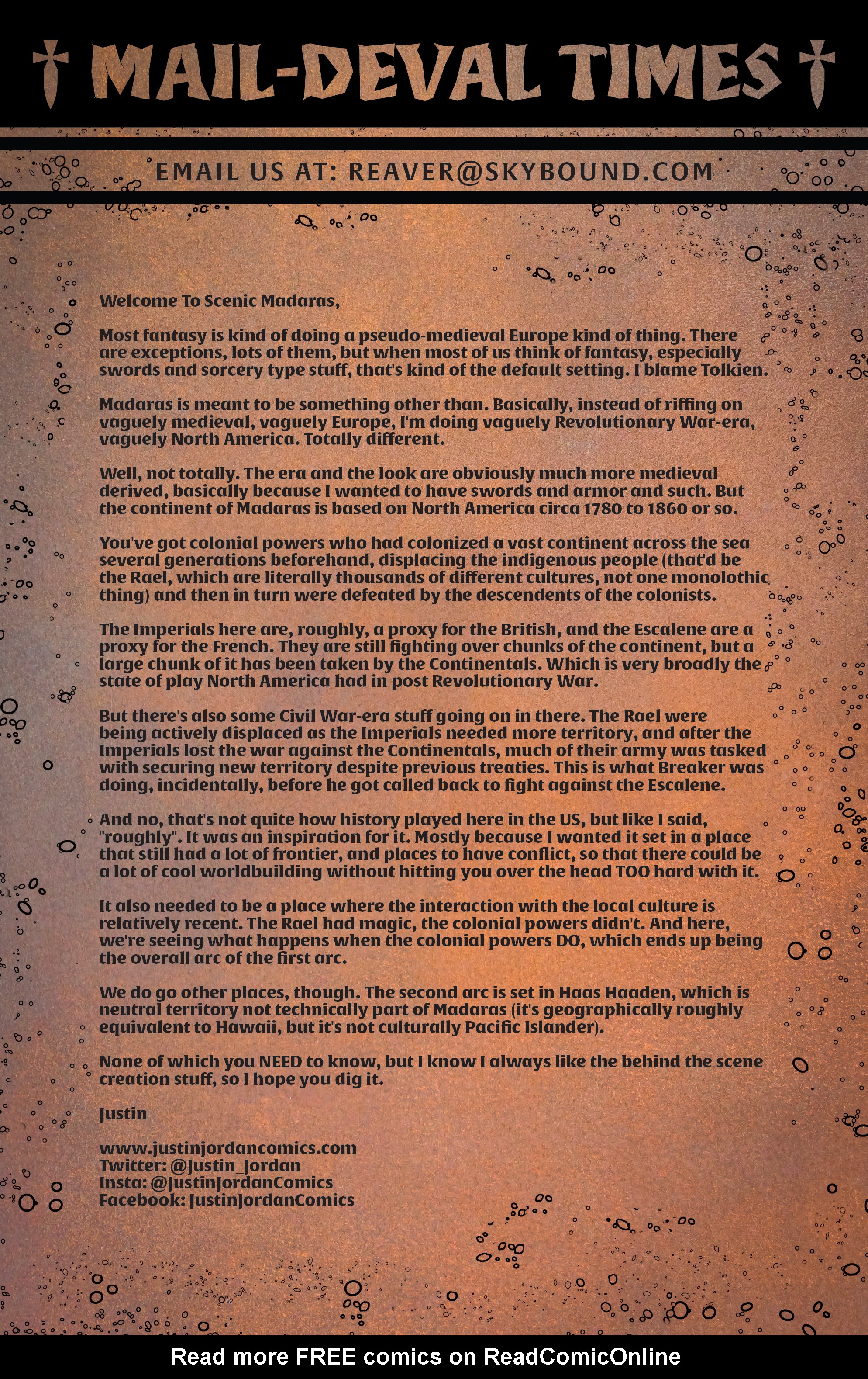 Read online Reaver comic -  Issue #2 - 23