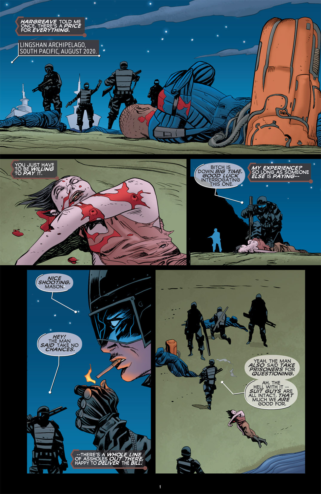 Read online Crysis comic -  Issue #6 - 4