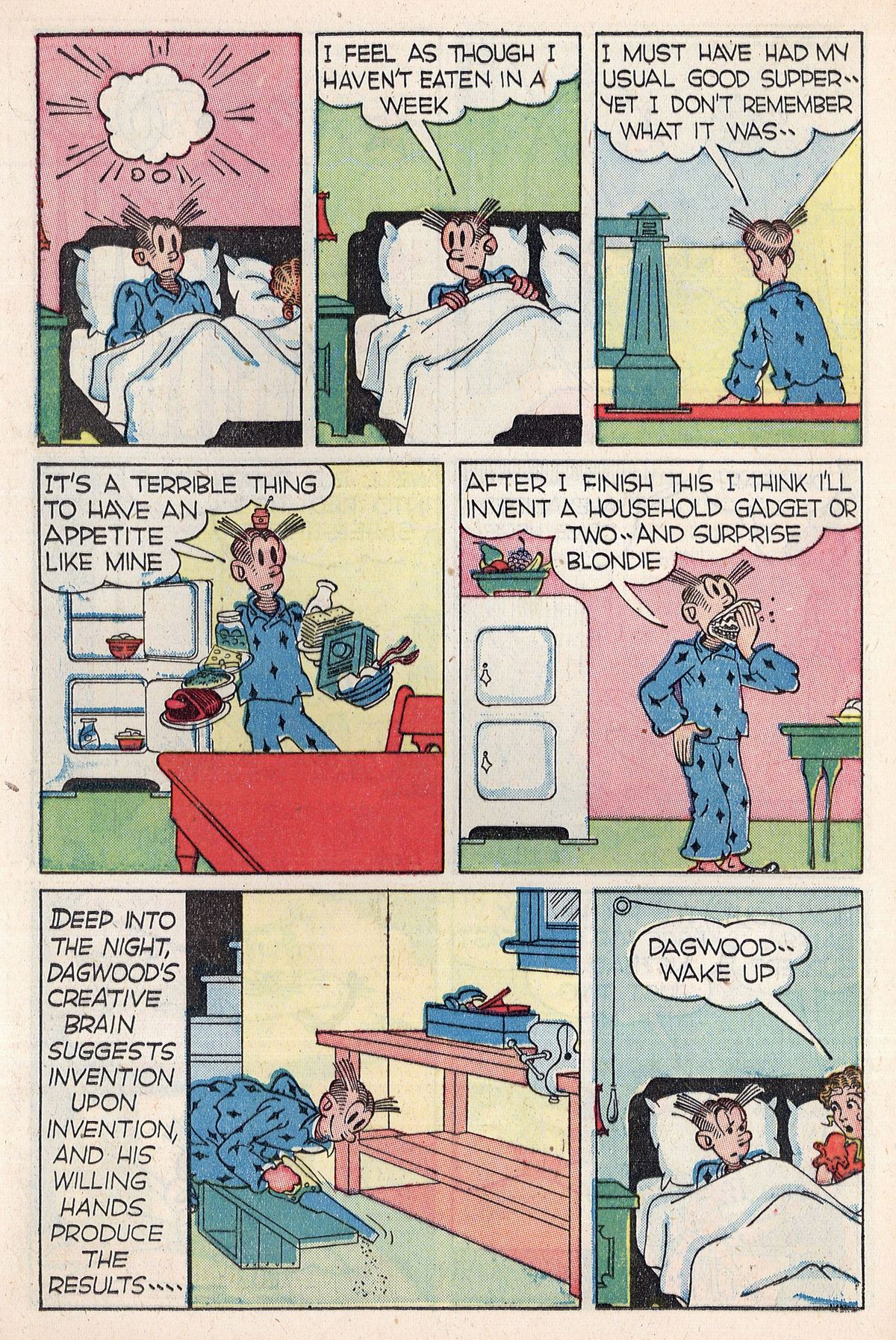 Read online Blondie Comics (1947) comic -  Issue #9 - 12