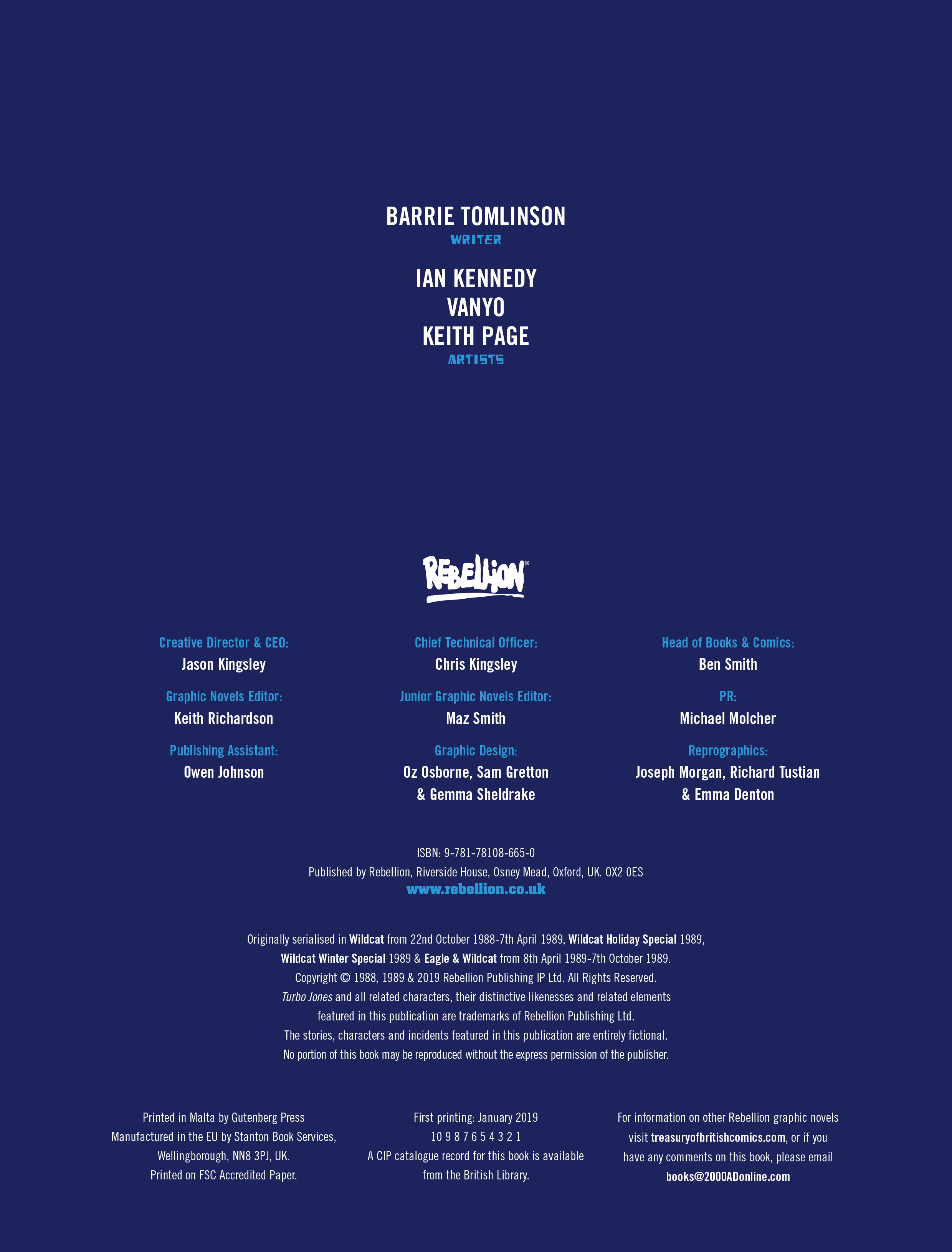 Read online Wildcat: Turbo Jones comic -  Issue # TPB - 2