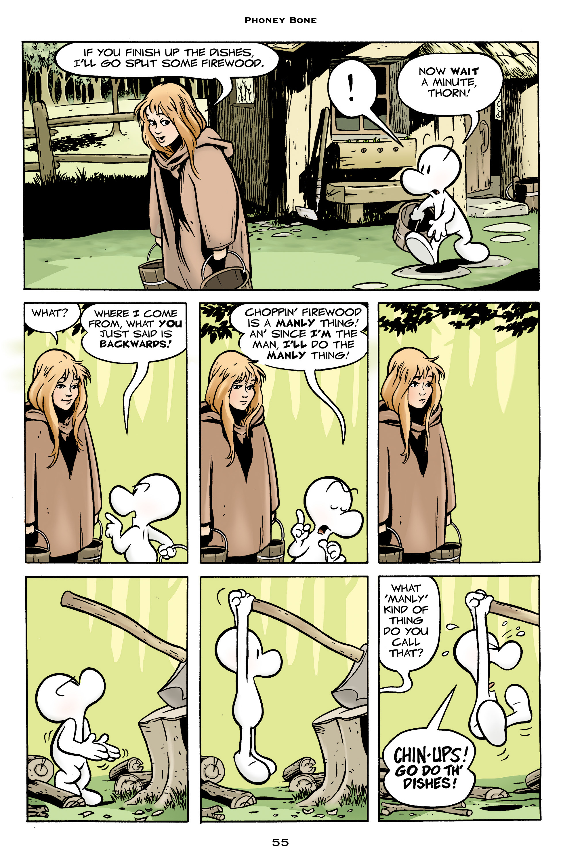 Read online Bone: Out From Boneville comic -  Issue # TPB - 55