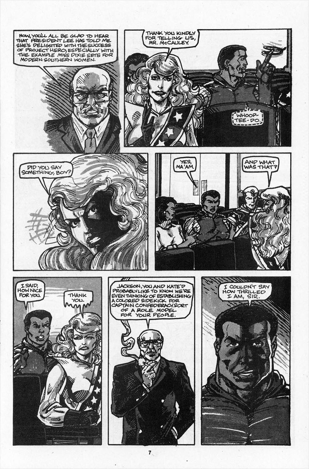 Read online Captain Confederacy (1986) comic -  Issue #0 - 9