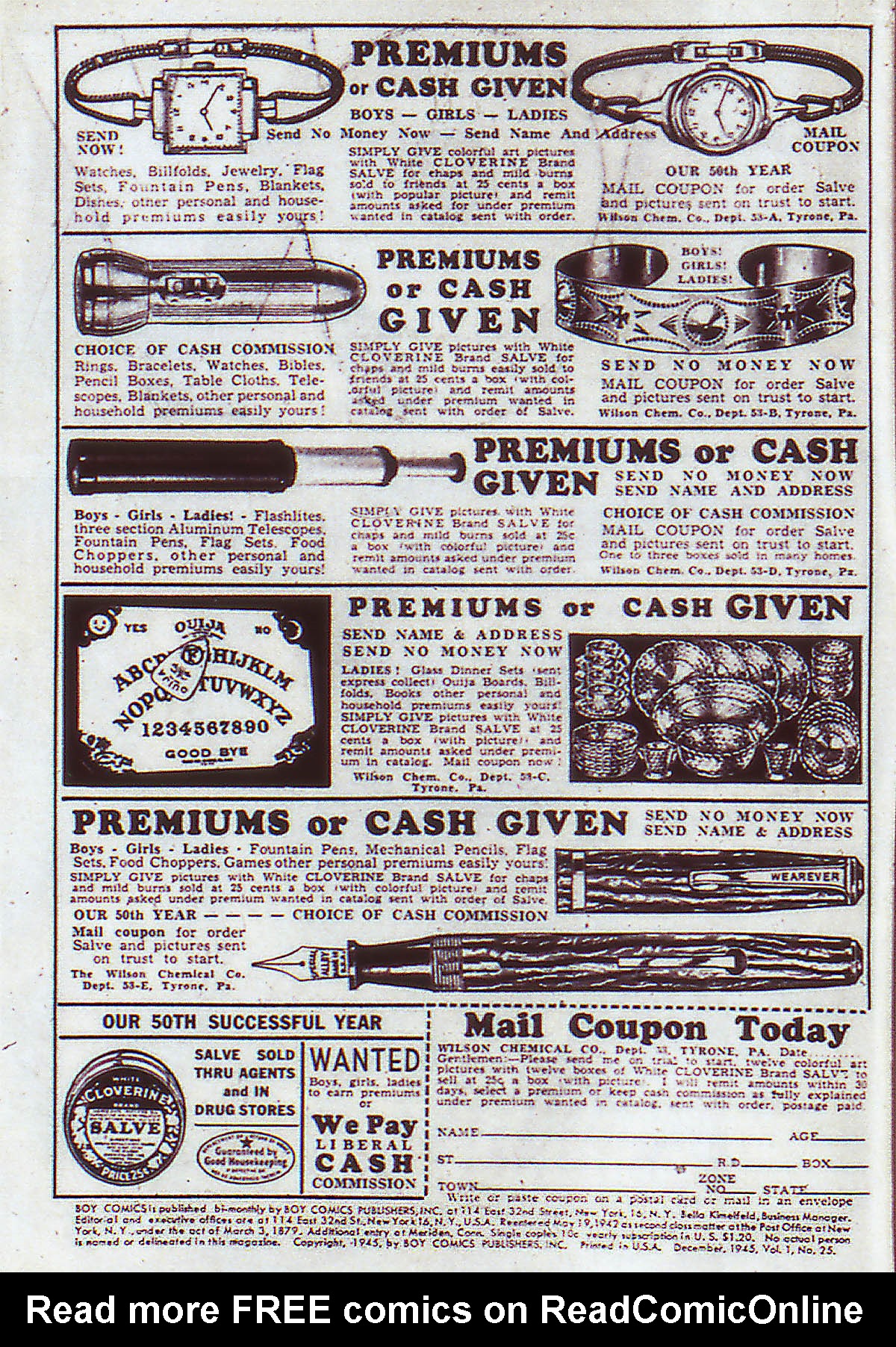 Read online Boy Comics comic -  Issue #25 - 2