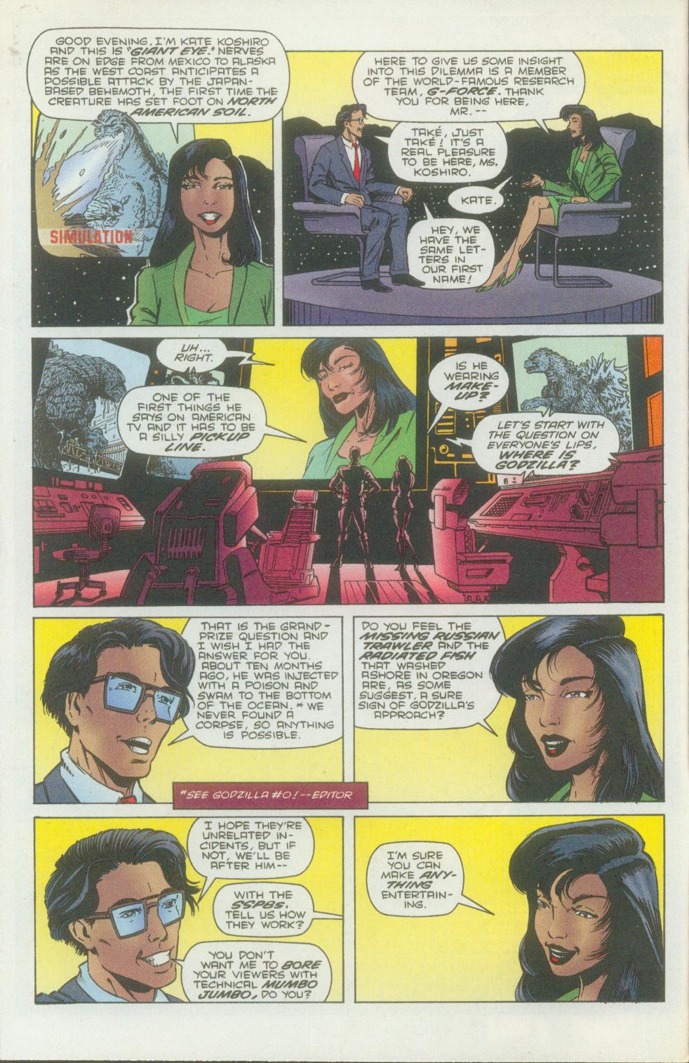 Read online Godzilla (1995) comic -  Issue #1 - 5