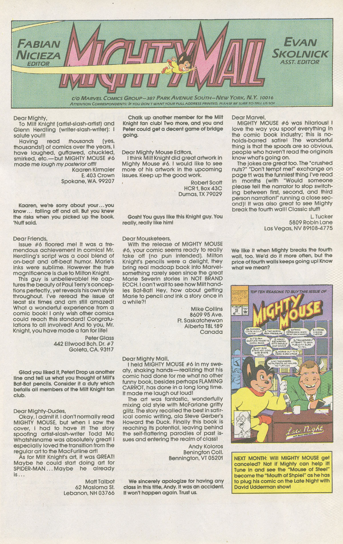 Mighty Mouse (1990) Issue #9 #9 - English 36