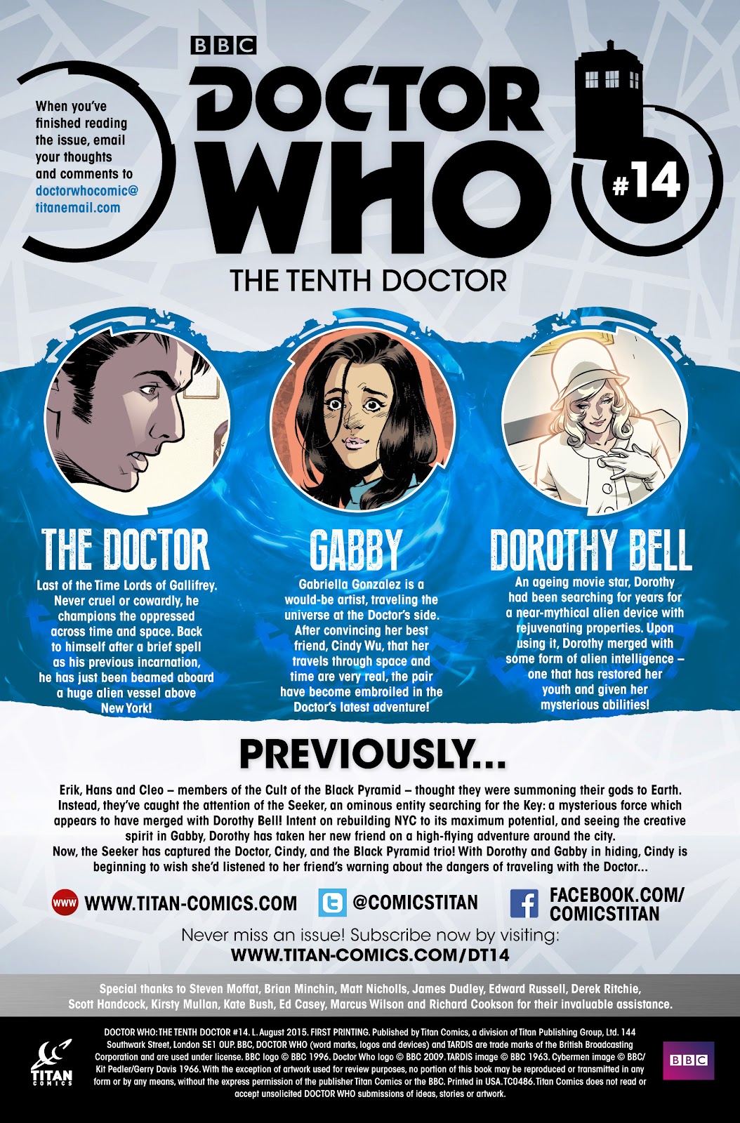 Doctor Who: The Tenth Doctor issue 14 - Page 3