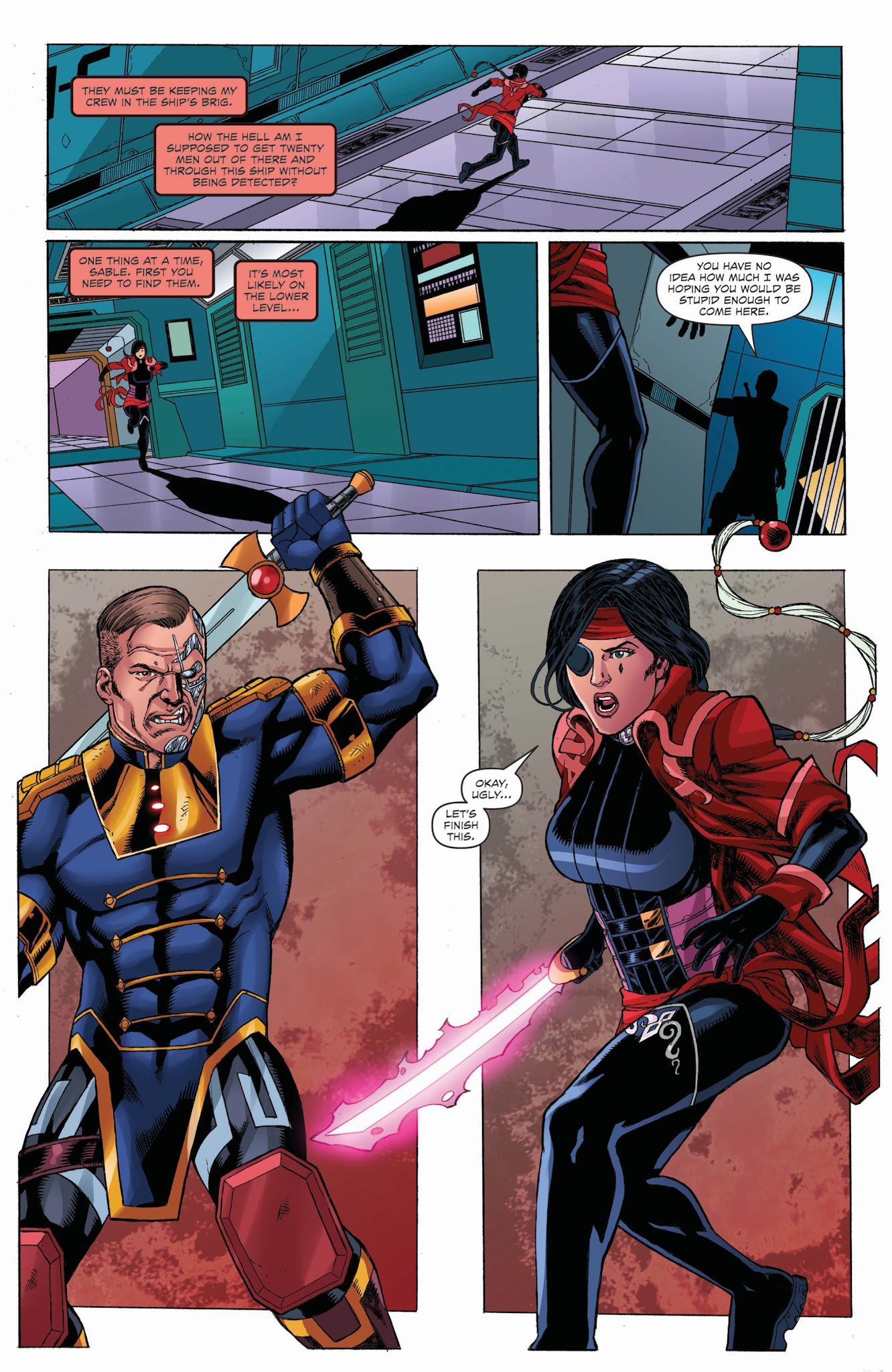 Read online The Black Sable comic -  Issue #5 - 13
