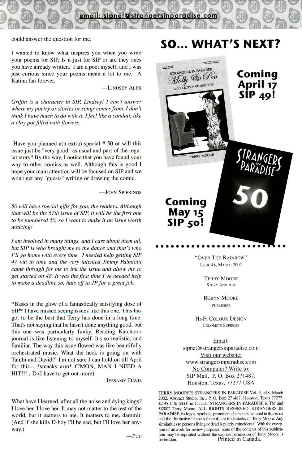 Read online Strangers in Paradise comic -  Issue #48 - 24