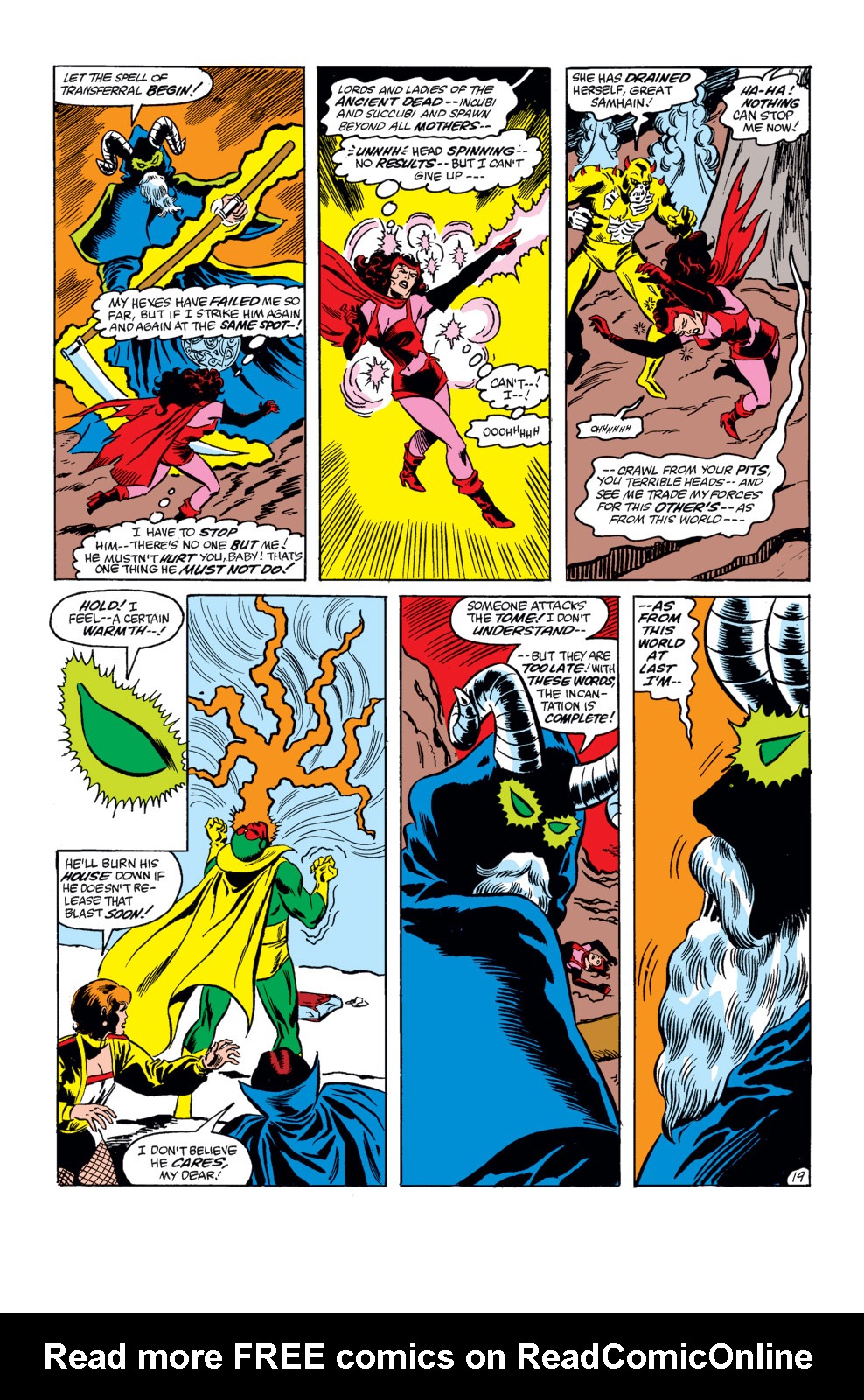 Read online The Vision and the Scarlet Witch (1985) comic -  Issue #5 - 20