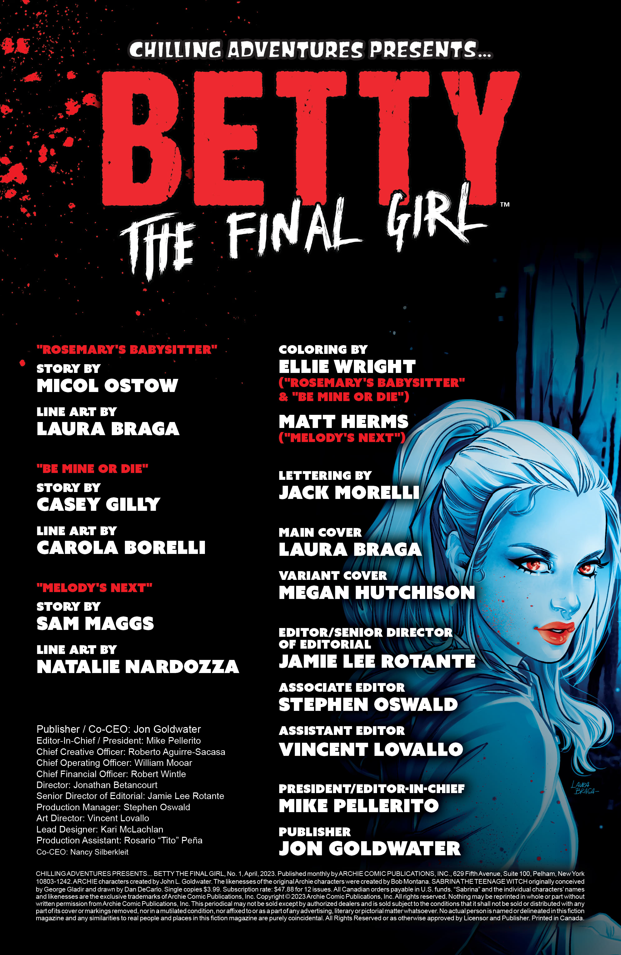Read online Chilling Adventures Presents Betty: The Final Girl comic -  Issue # Full - 2