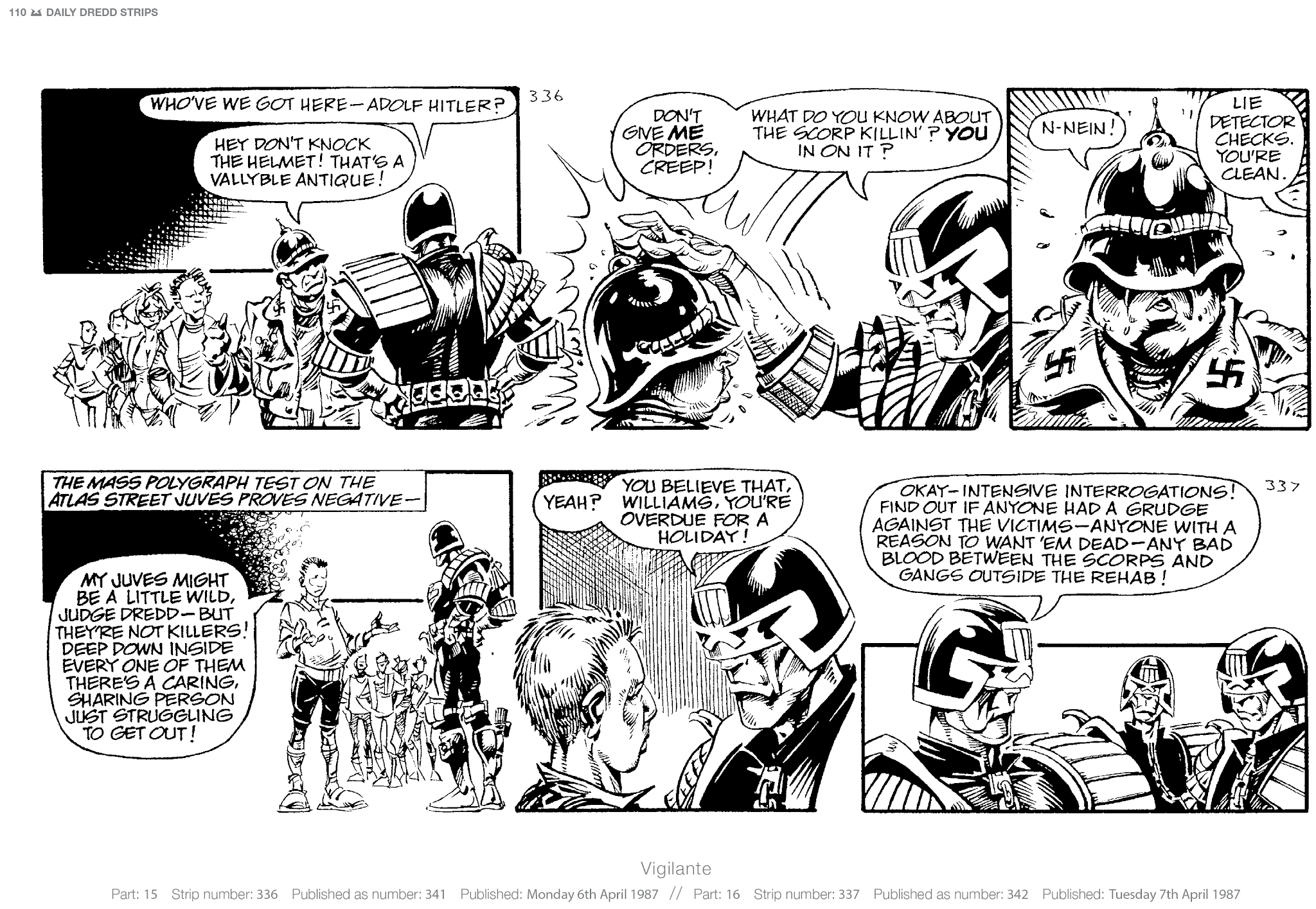 Read online Judge Dredd: The Daily Dredds comic -  Issue # TPB 2 - 113