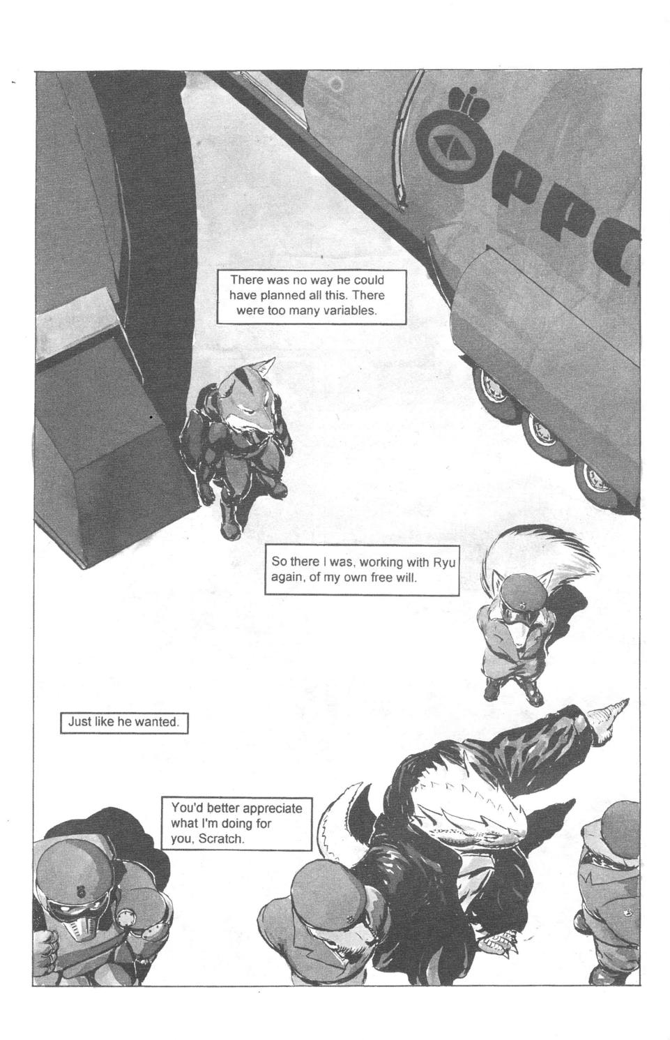 Read online Zaibatsu Tears comic -  Issue #2 - 32