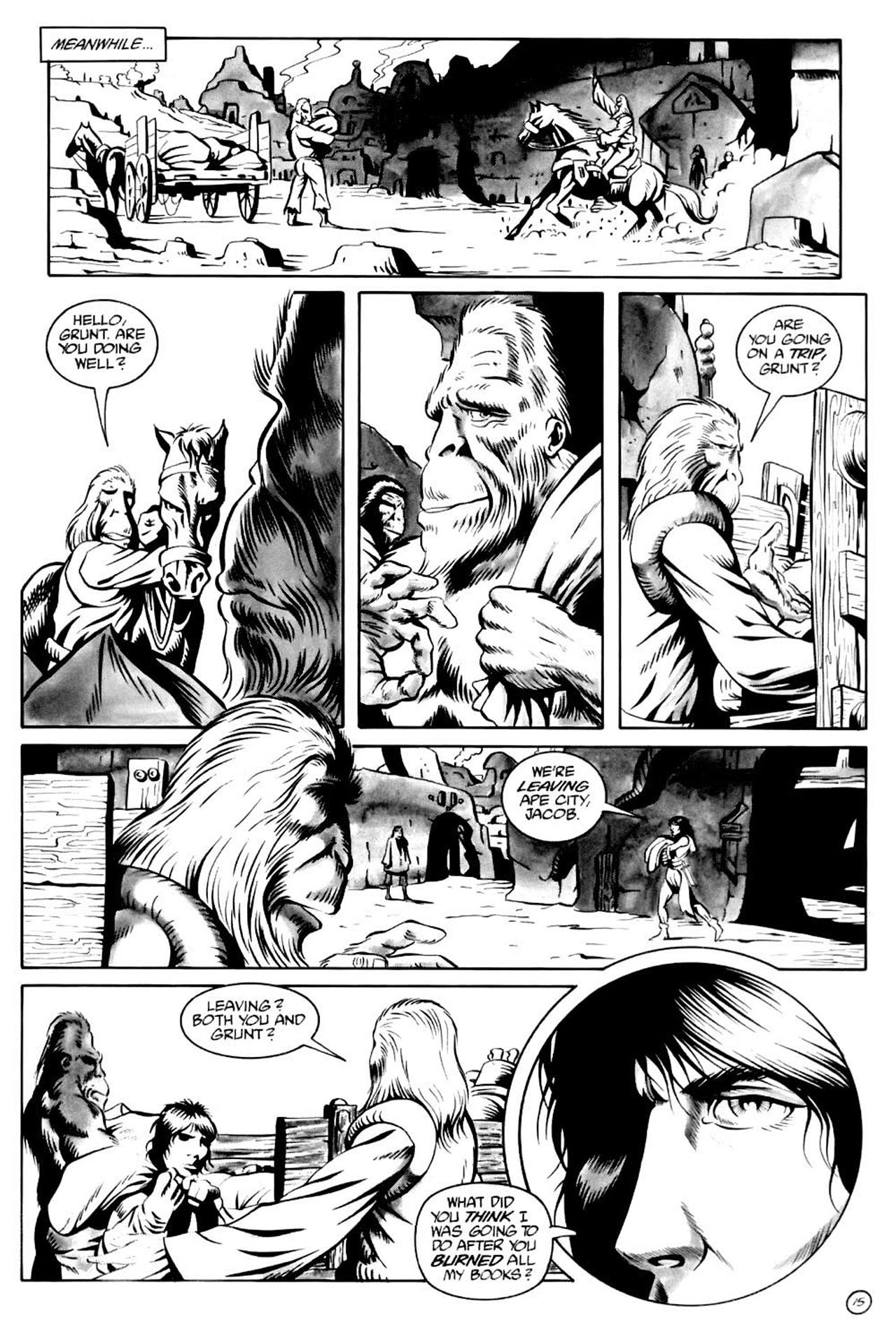 Read online Planet of the Apes (1990) comic -  Issue #5 - 17