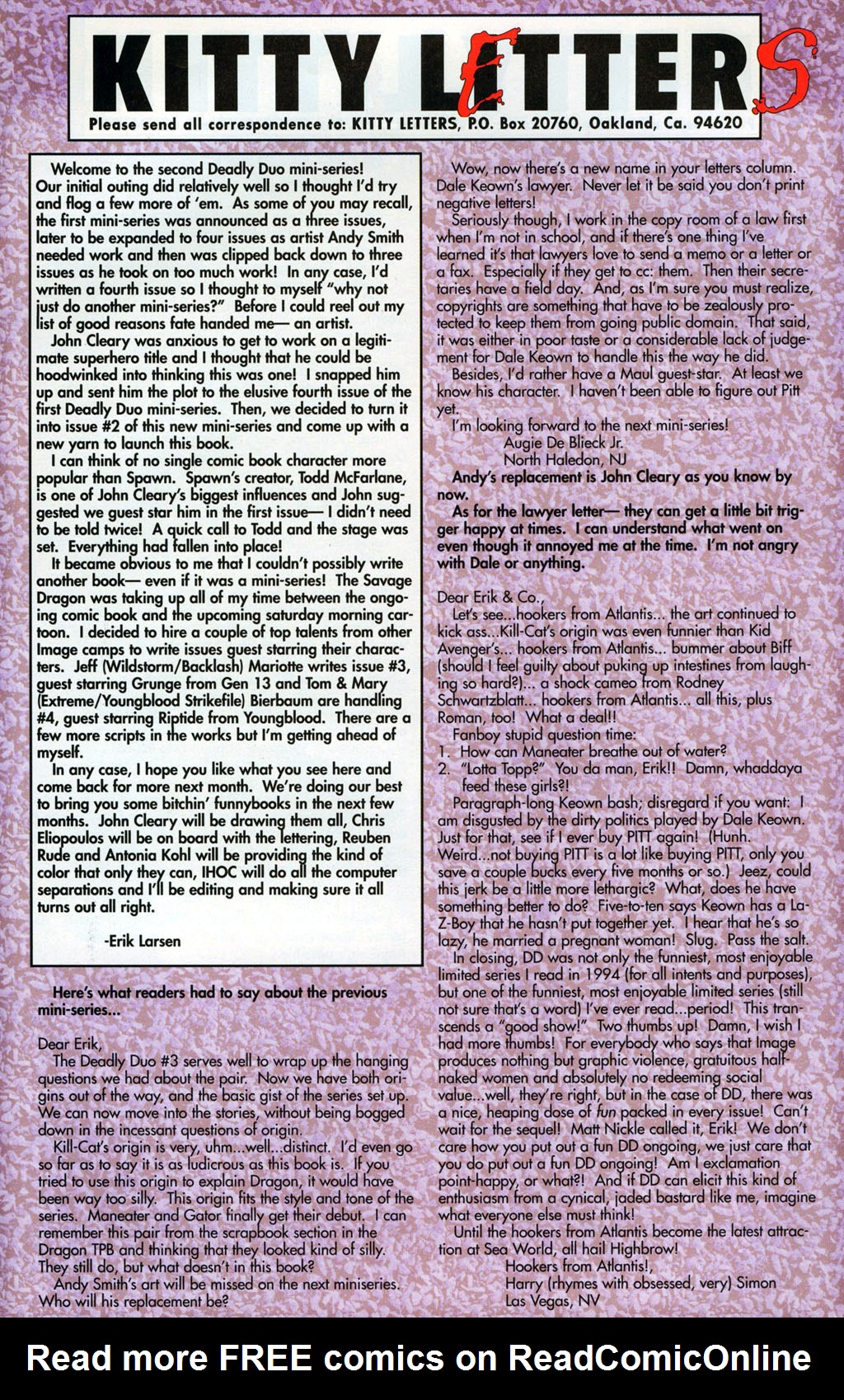 Read online Deadly Duo (1995) comic -  Issue #1 - 25