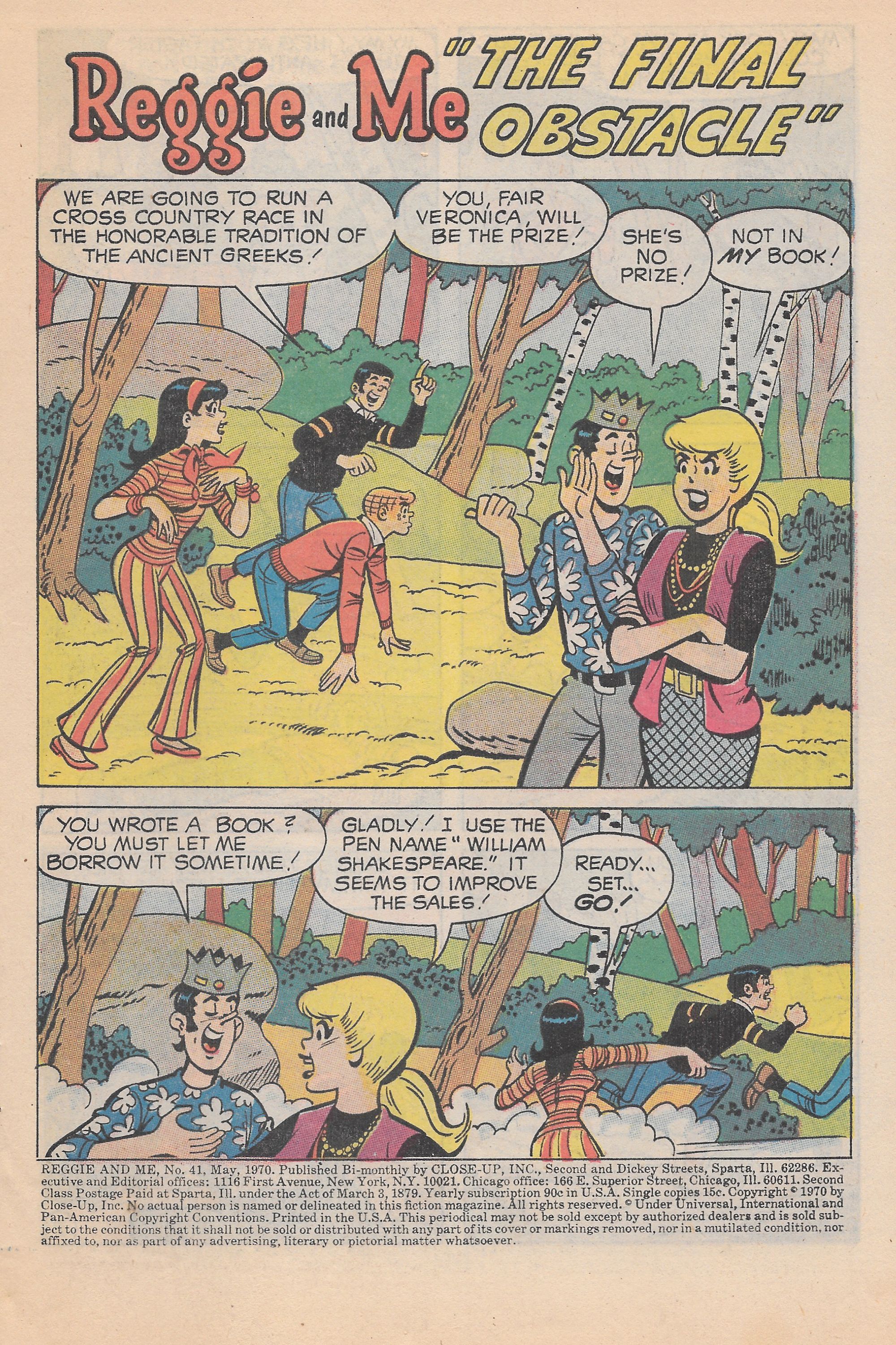 Read online Reggie and Me (1966) comic -  Issue #41 - 3