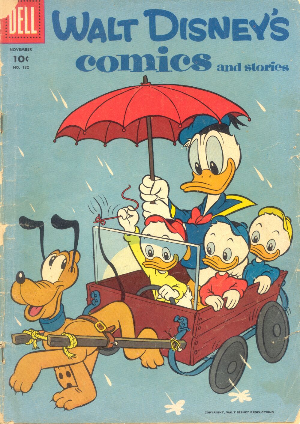 Read online Walt Disney's Comics and Stories comic -  Issue #182 - 1