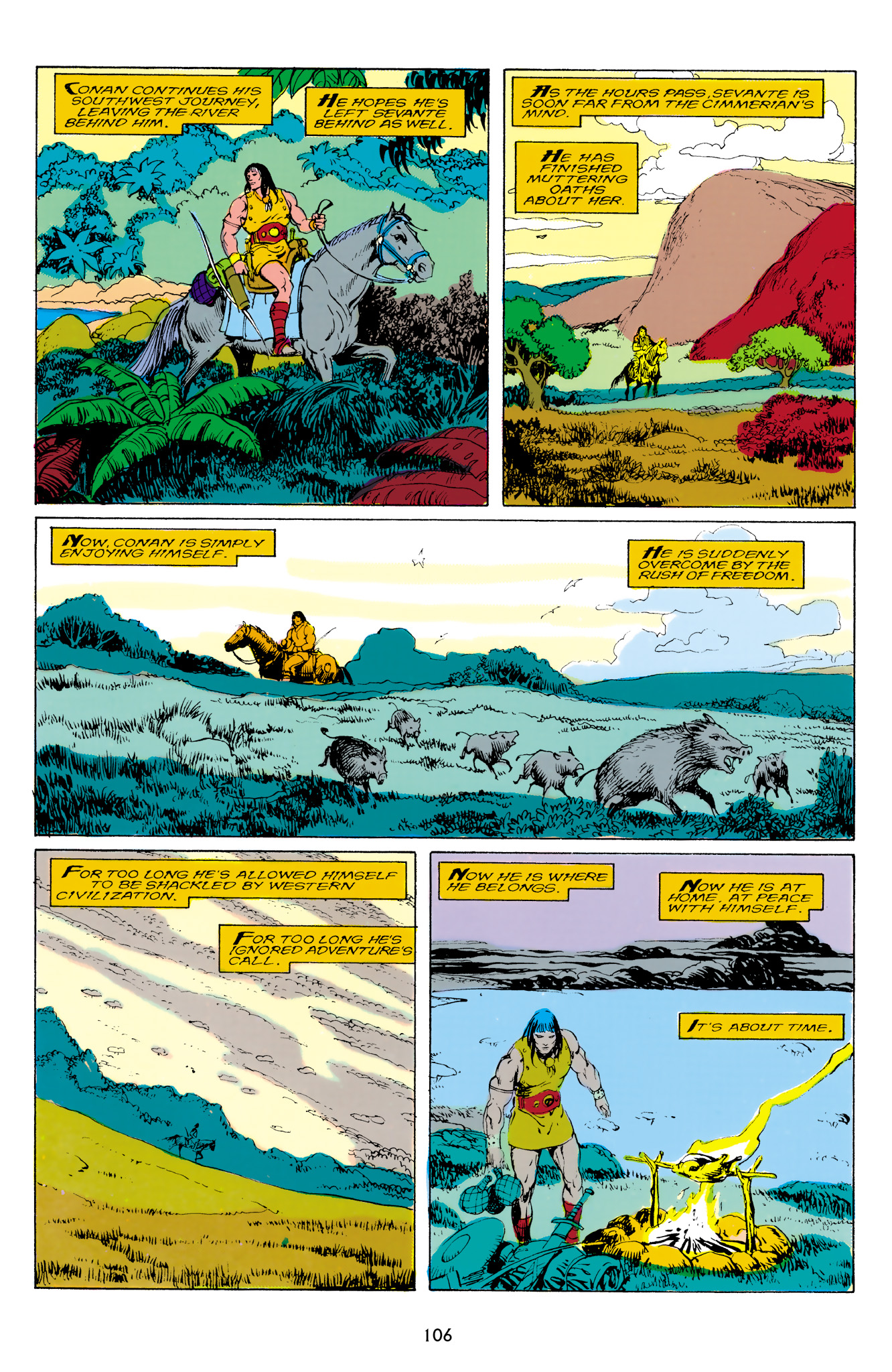 Read online The Chronicles of Conan comic -  Issue # TPB 27 (Part 1) - 106