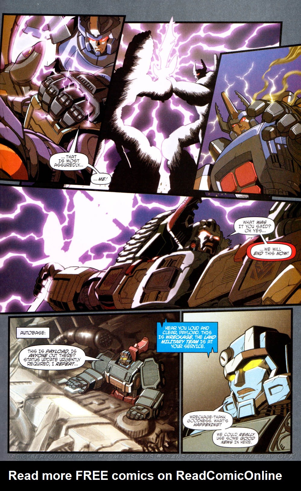 Read online Transformers Armada comic Issue 16