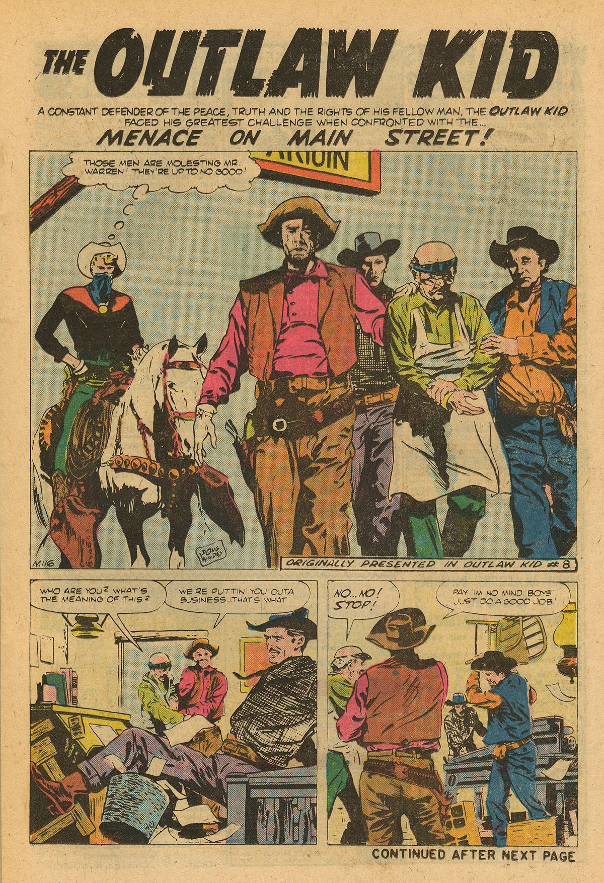 Read online The Outlaw Kid (1970) comic -  Issue #26 - 13