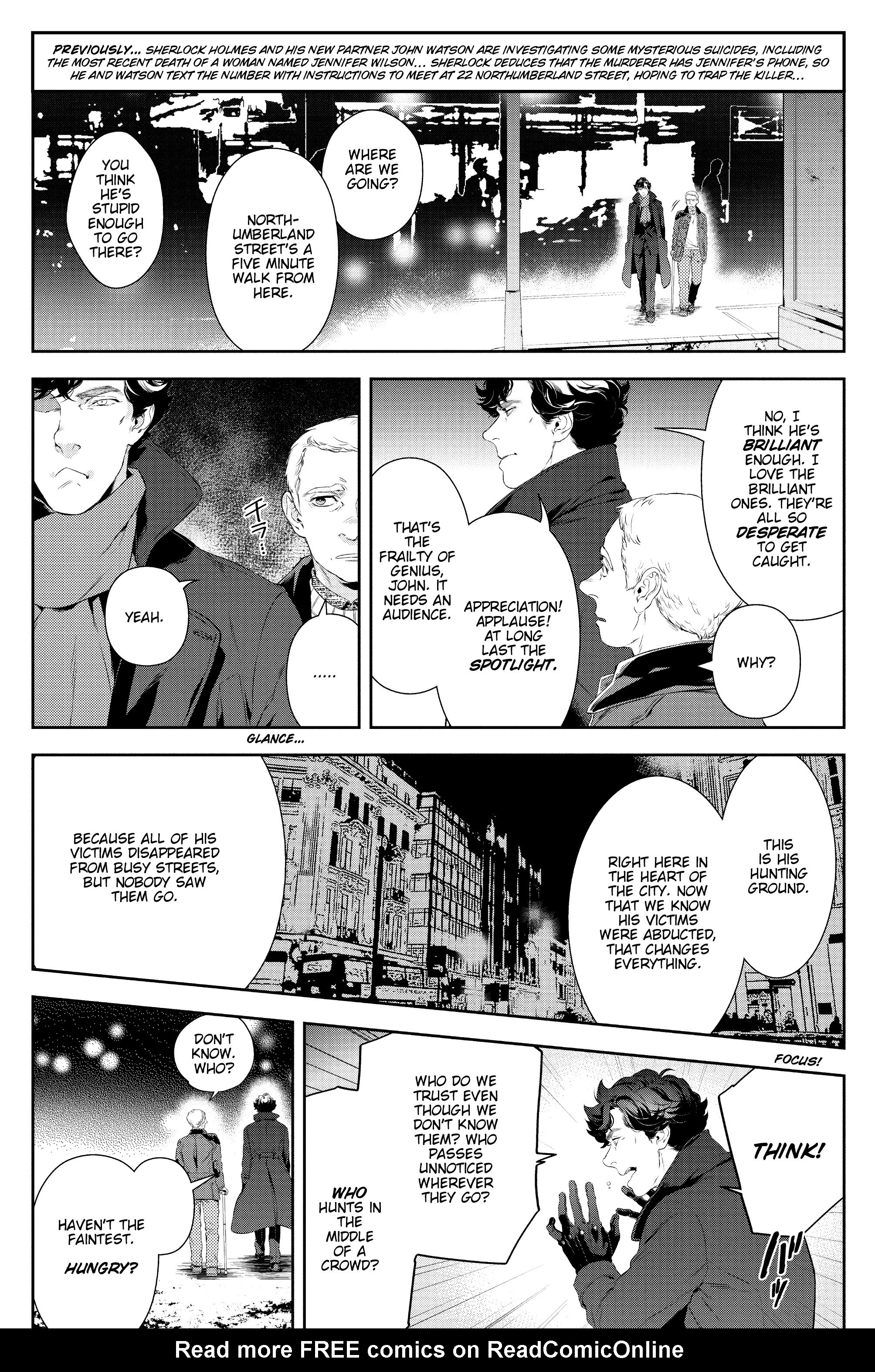 Read online Sherlock: A Study In Pink comic -  Issue #4 - 5