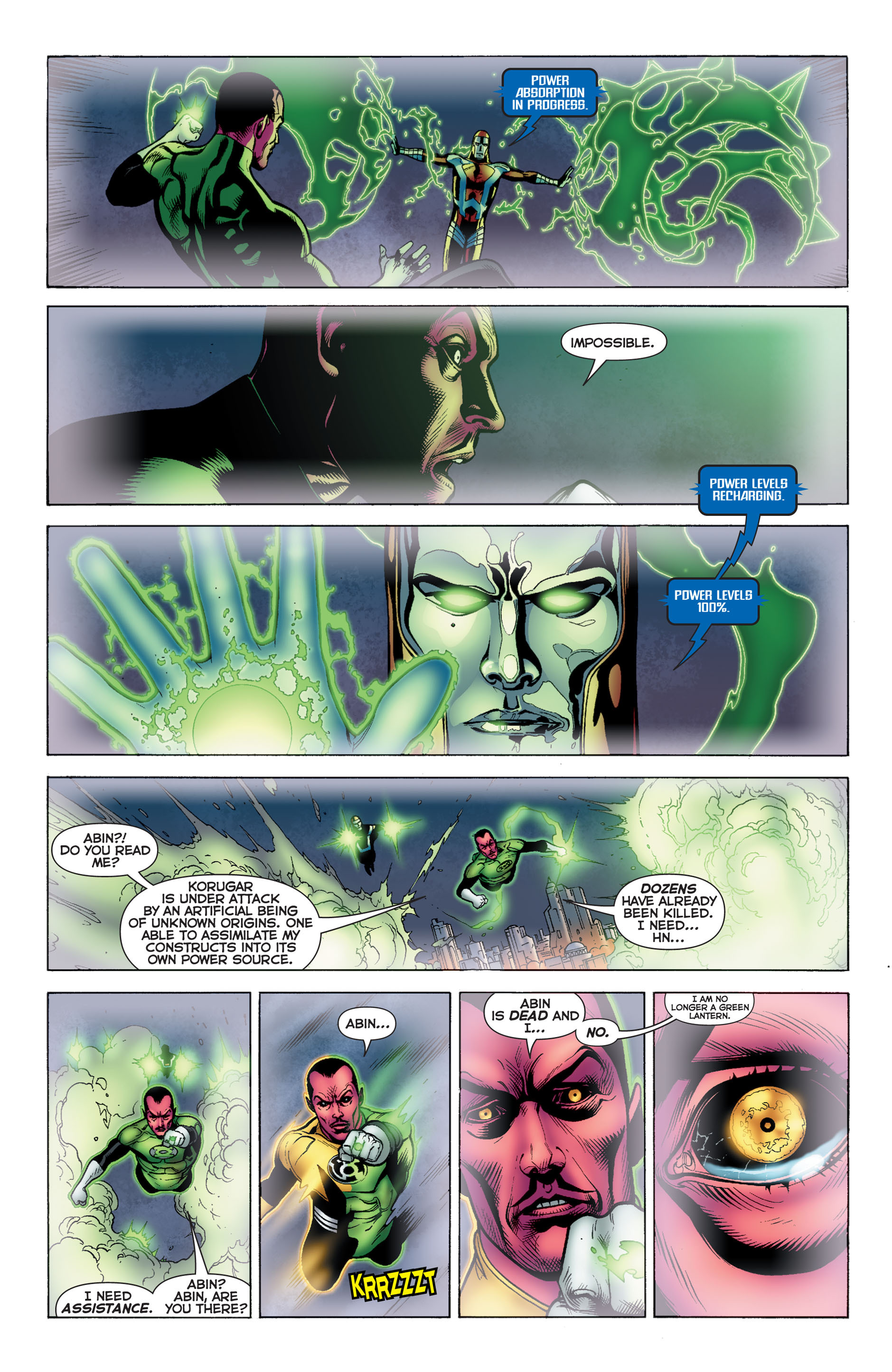 Read online Green Lantern: War of the Green Lanterns (2011) comic -  Issue # TPB - 163