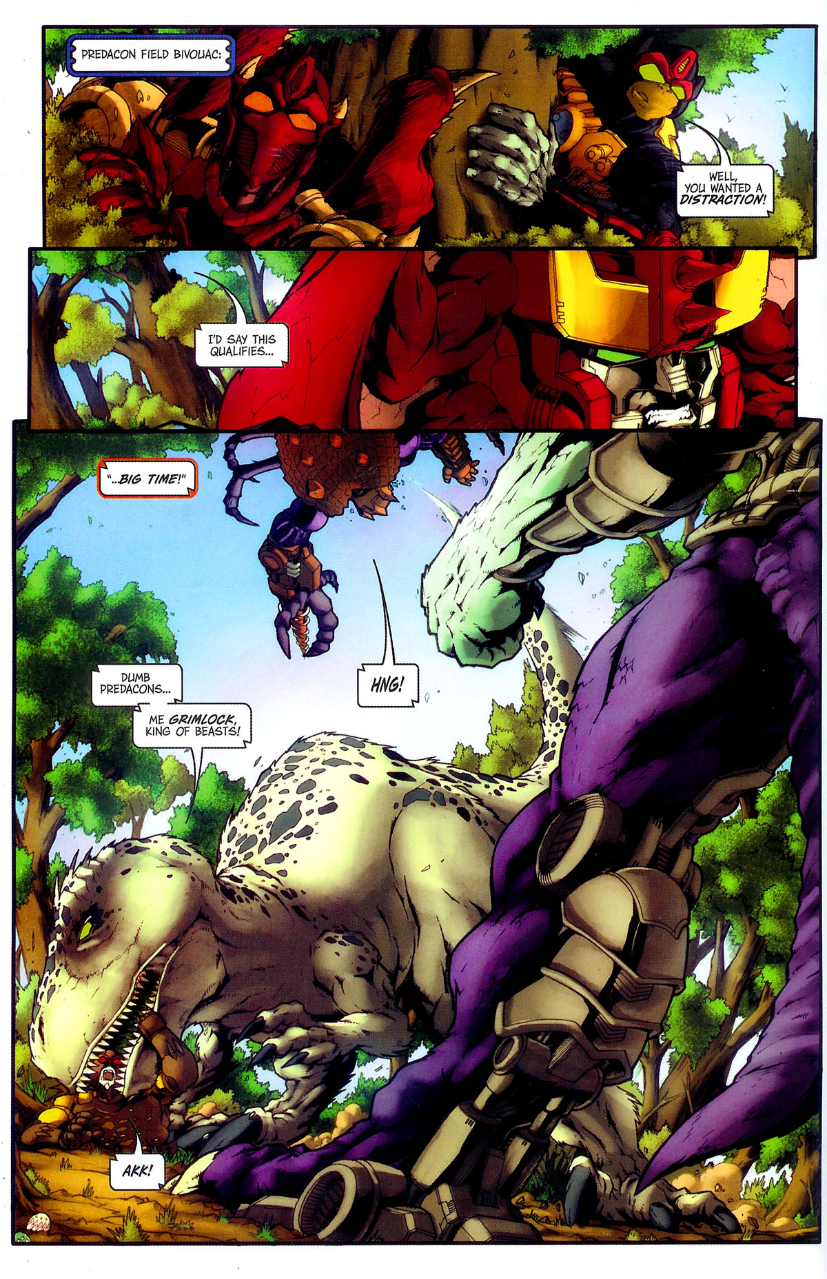 Read online Transformers, Beast Wars: The Gathering comic -  Issue #4 - 7