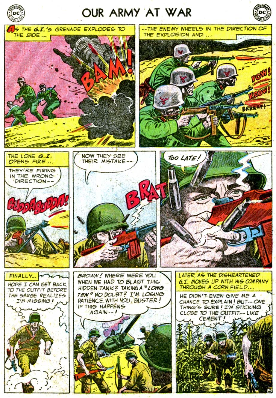 Read online Our Army at War (1952) comic -  Issue #40 - 30