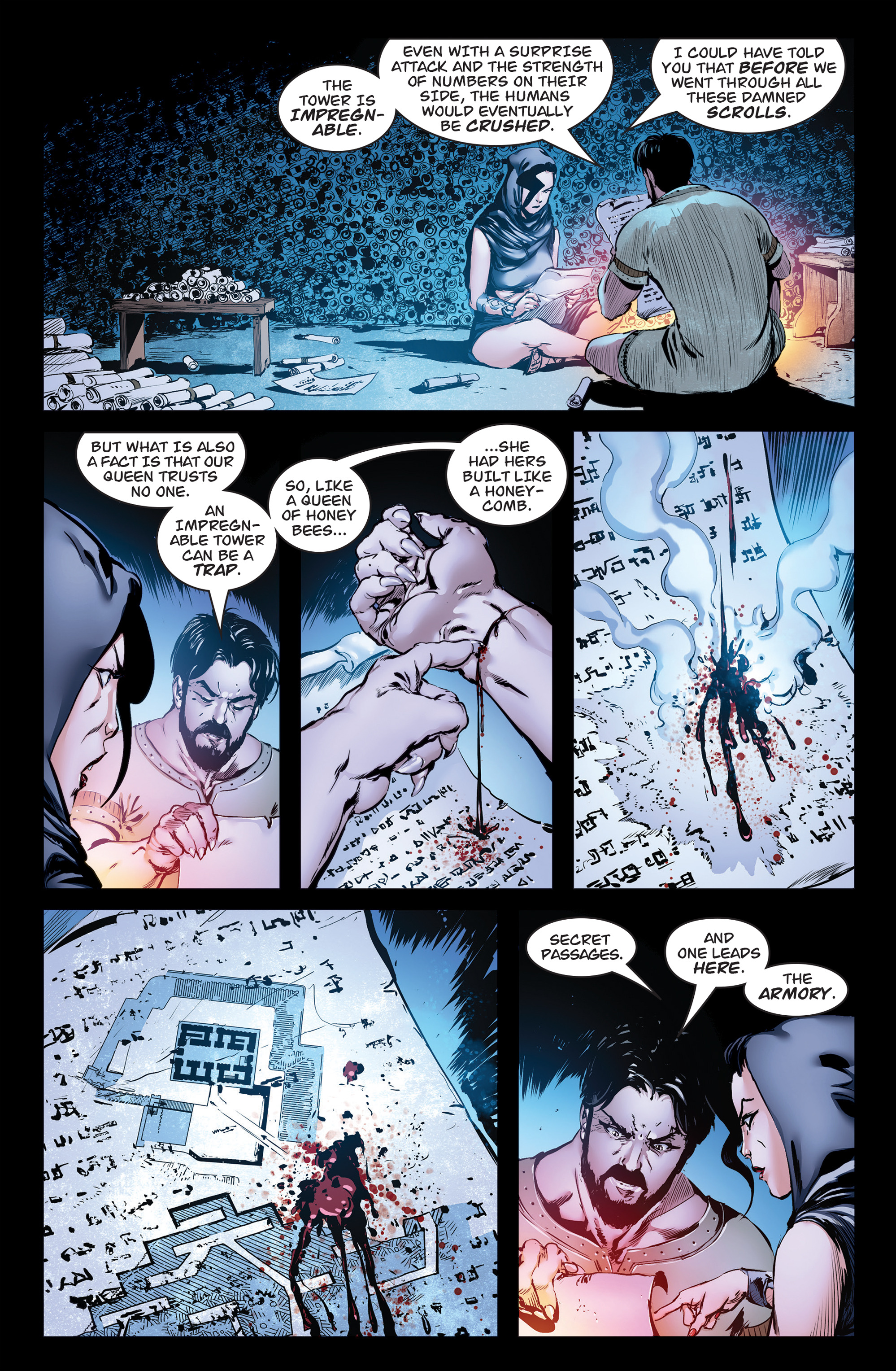 Read online Queen of Vampires comic -  Issue #4 - 13