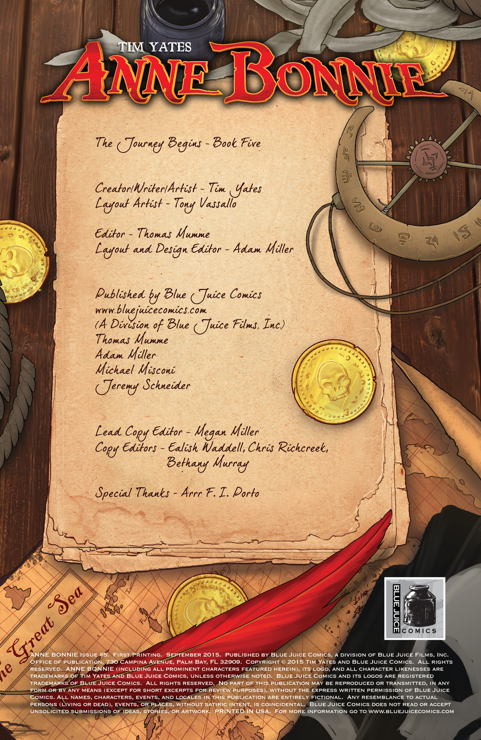 Read online Anne Bonnie comic -  Issue #5 - 2