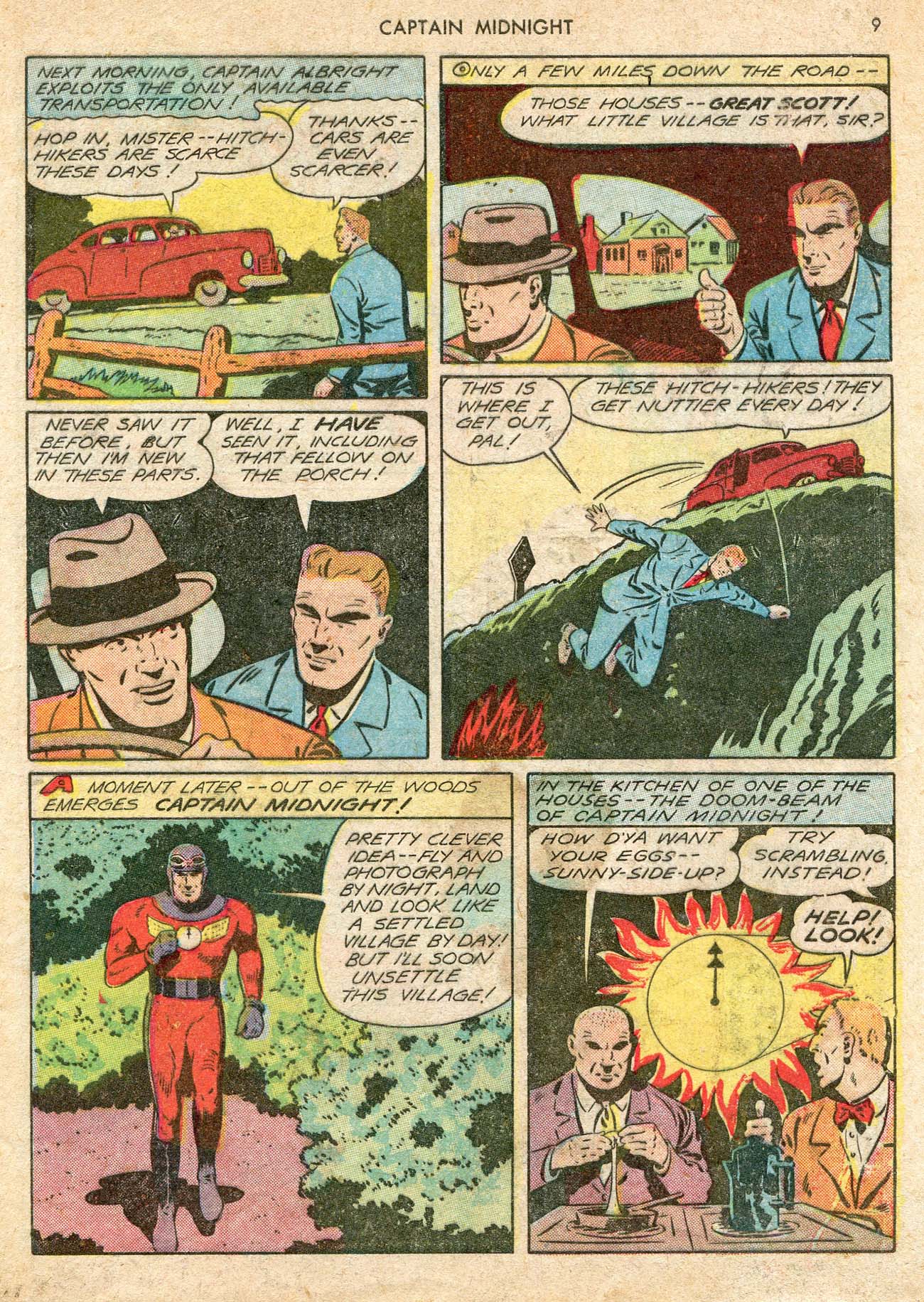 Read online Captain Midnight (1942) comic -  Issue #12 - 9