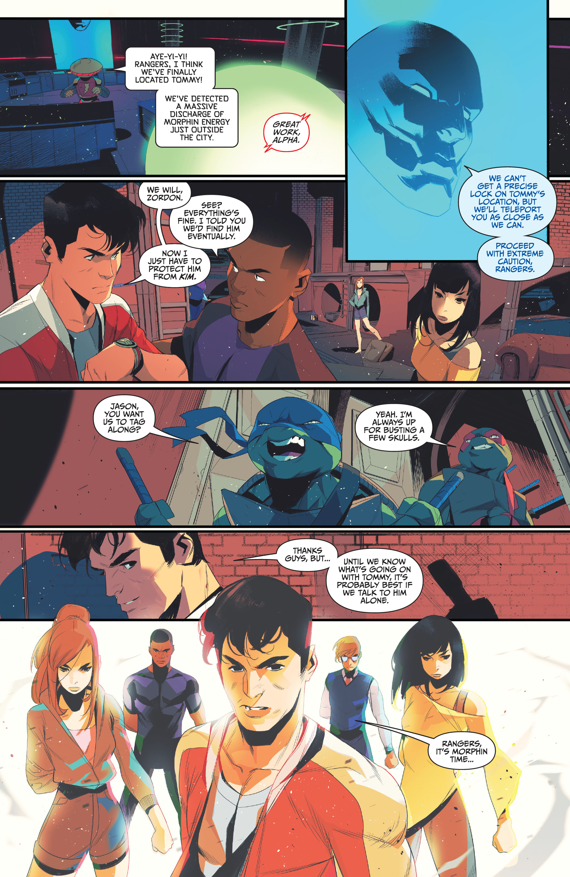Read online Mighty Morphin Power Rangers: Teenage Mutant Ninja Turtles comic -  Issue #3 - 11