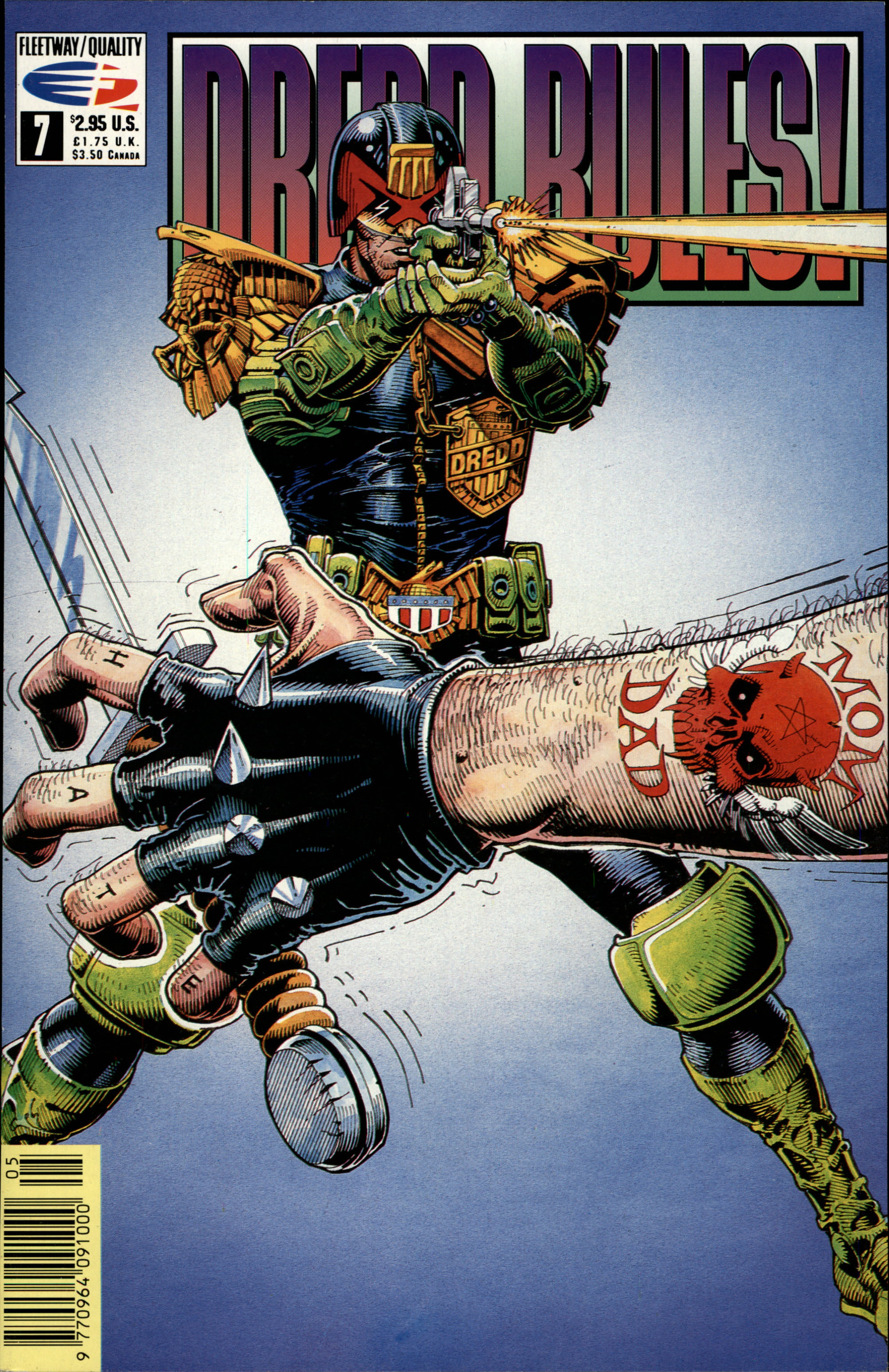 Read online Dredd Rules! comic -  Issue #7 - 1