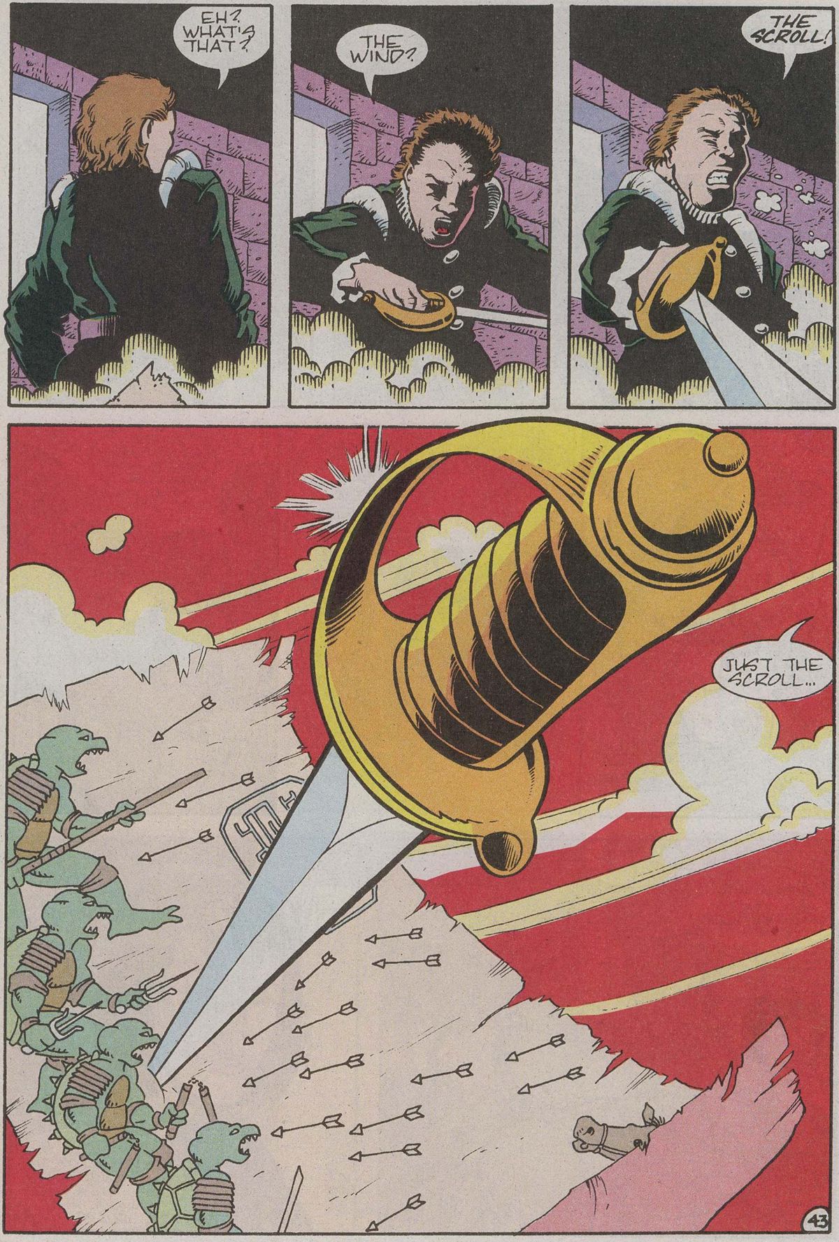 Read online Teenage Mutant Ninja Turtles III The Movie: The Turtles Are Back...In Time! comic -  Issue # Full - 44
