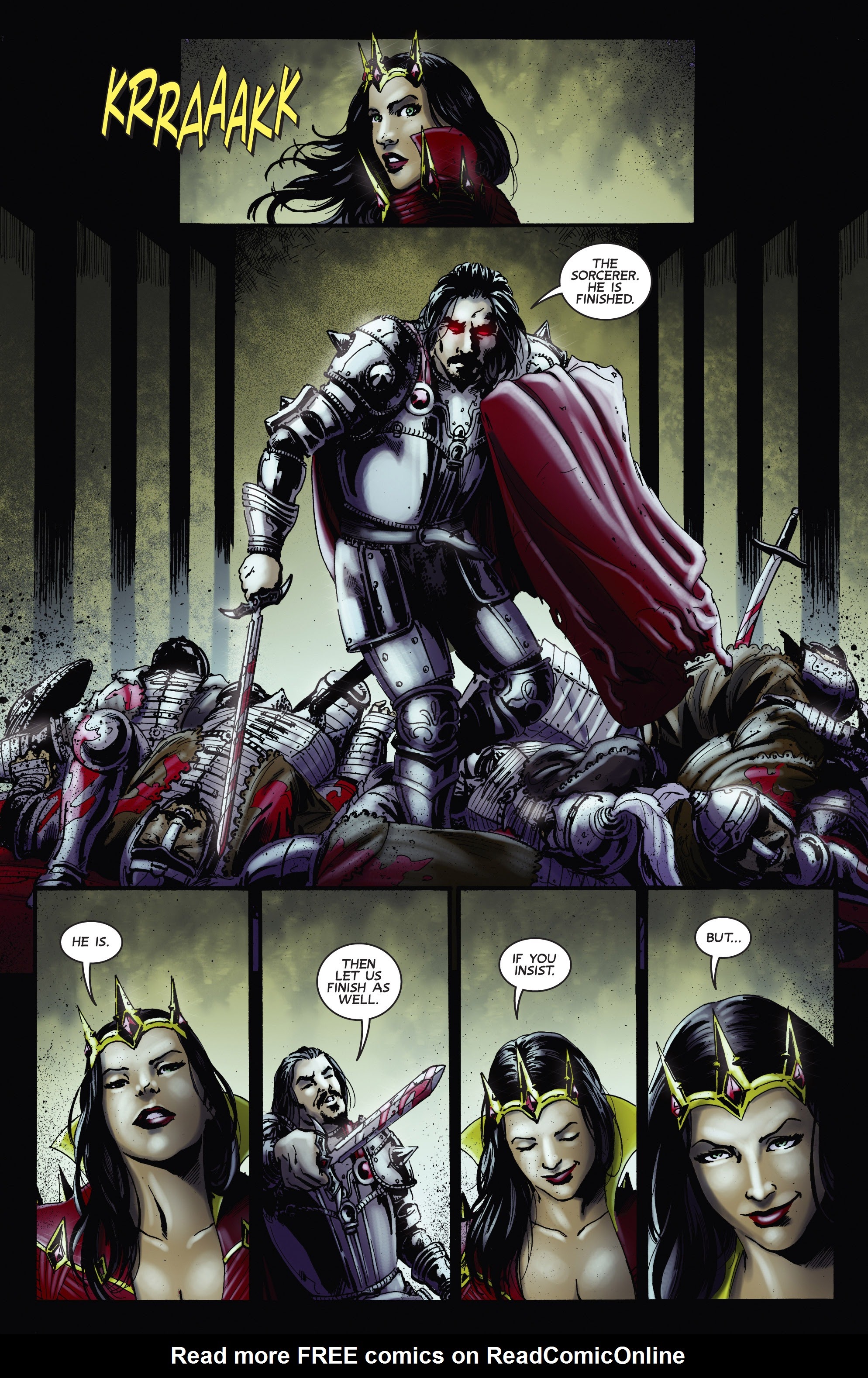 Read online Blood Queen Vs. Dracula comic -  Issue #4 - 21