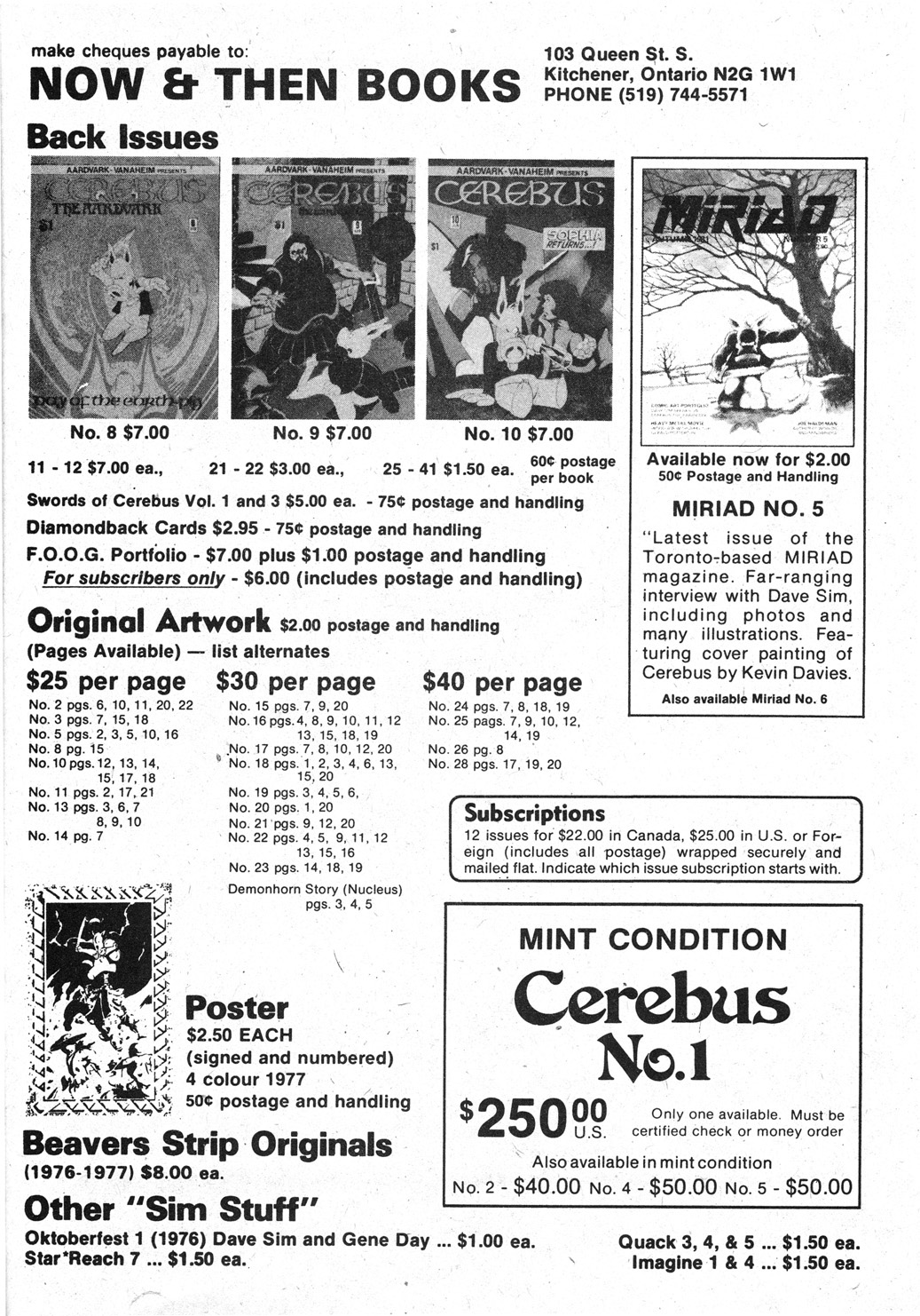Read online Cerebus comic -  Issue #43 - 23