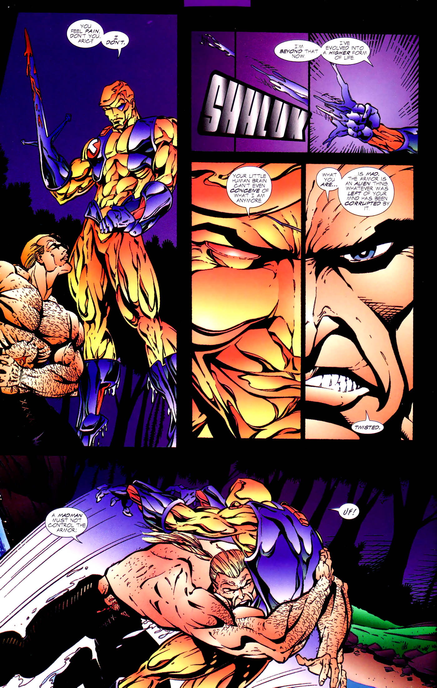 Read online X-O Manowar (1992) comic -  Issue #50 - X - 14