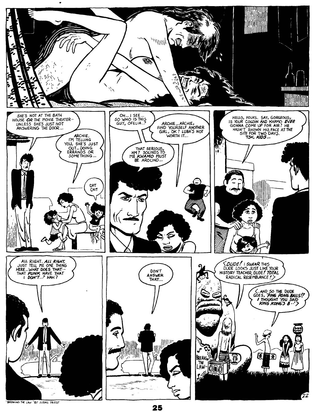 Read online Love and Rockets (1982) comic -  Issue #22 - 27