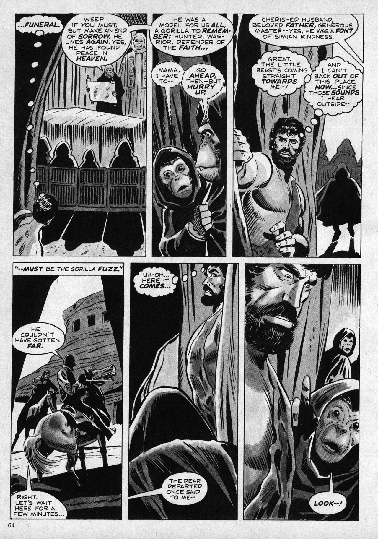Read online Planet of the Apes comic -  Issue #3 - 62