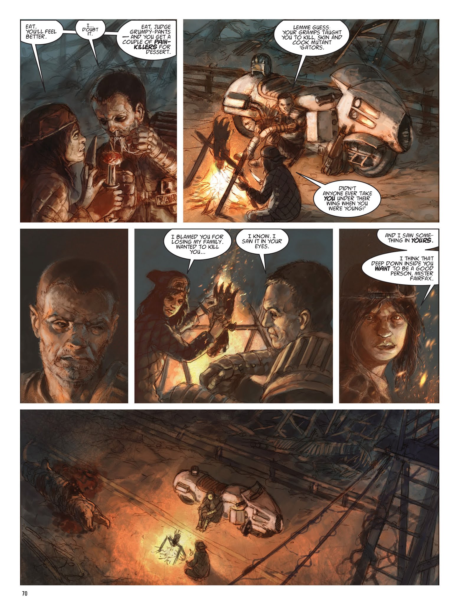 Read online The Dark Judges: The Fall of Deadworld comic -  Issue # TPB - 71