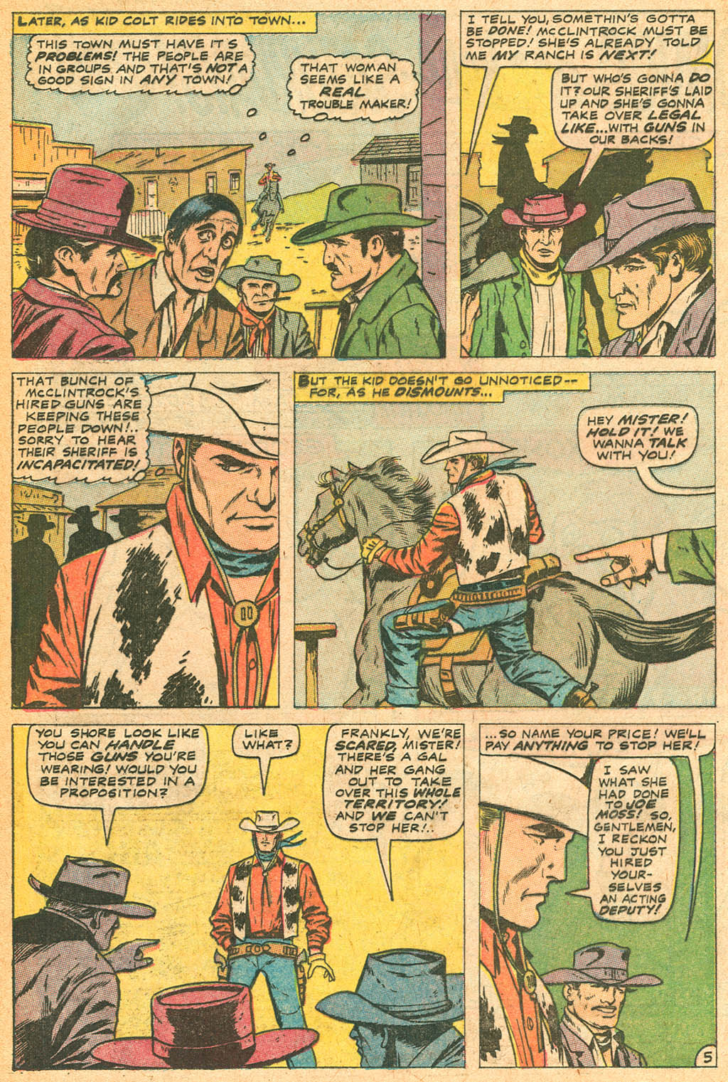 Read online Kid Colt Outlaw comic -  Issue #137 - 19
