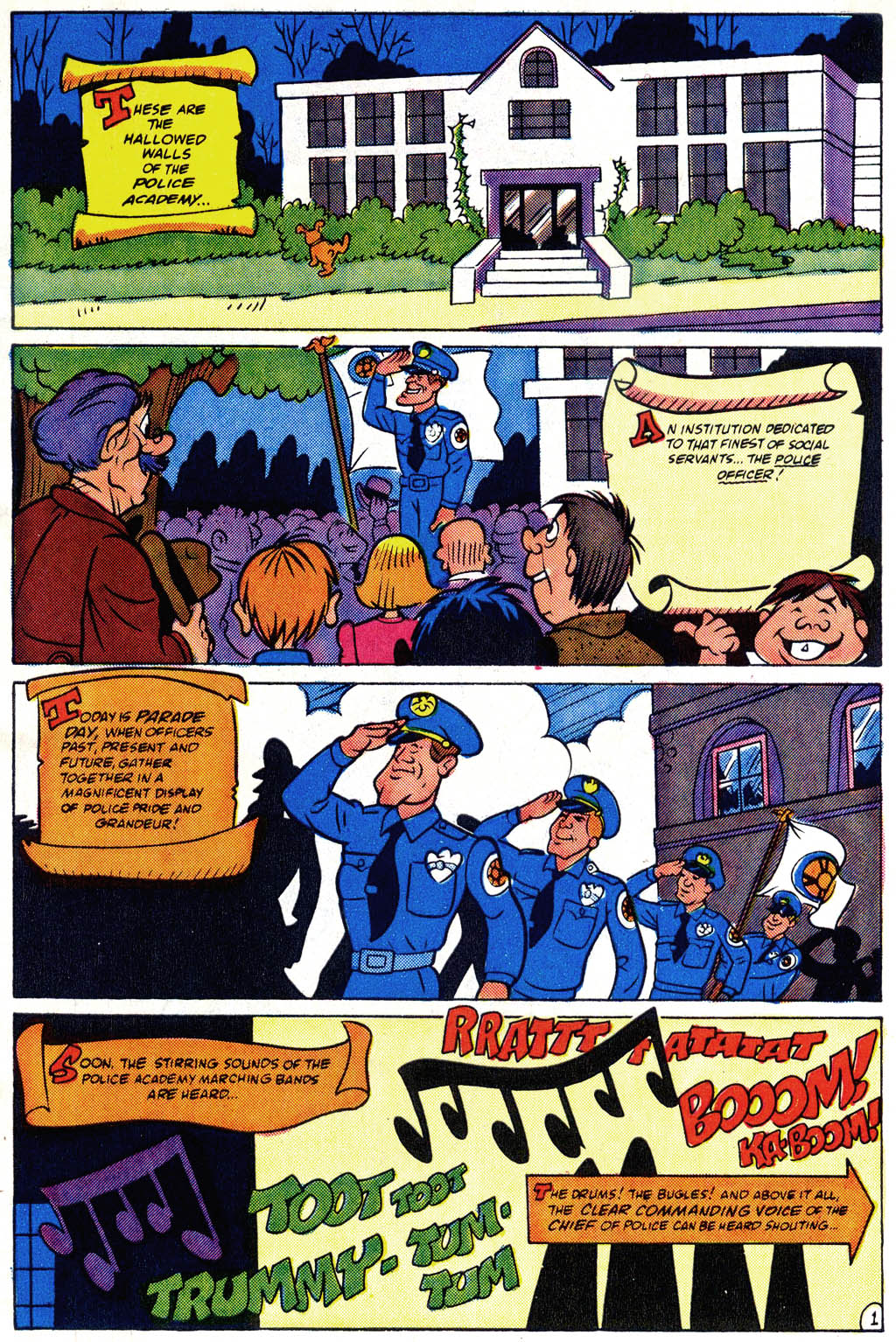 Read online Police Academy comic -  Issue #1 - 2