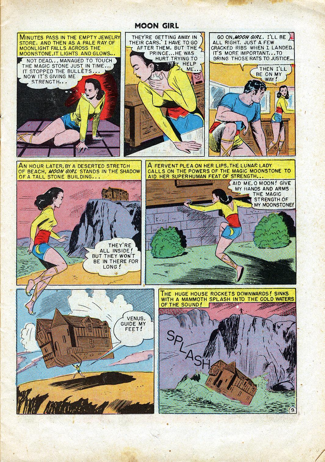 Read online Moon Girl (1947) comic -  Issue #4 - 11