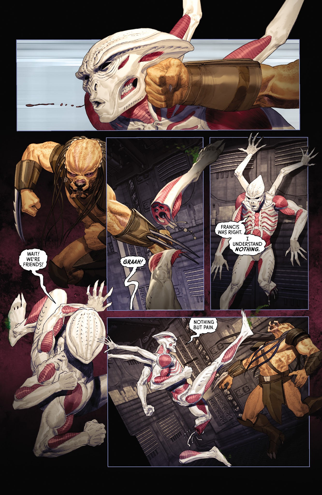 Read online Alien vs. Predator: Fire and Stone comic -  Issue #3 - 21
