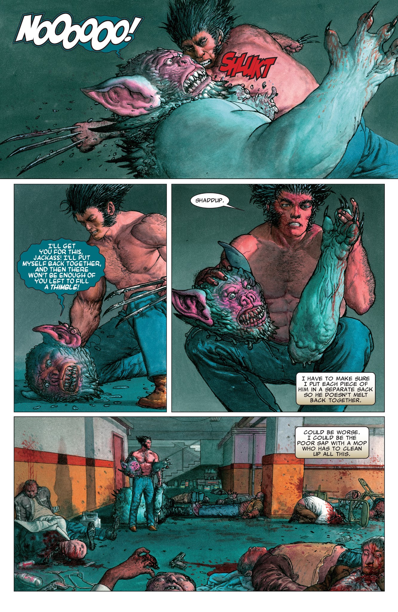 Read online Wolverine: Flies to a Spider comic -  Issue # TPB - 124