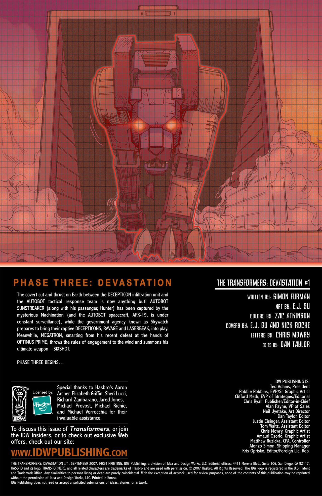 Read online The Transformers: Devastation comic -  Issue #1 - 4